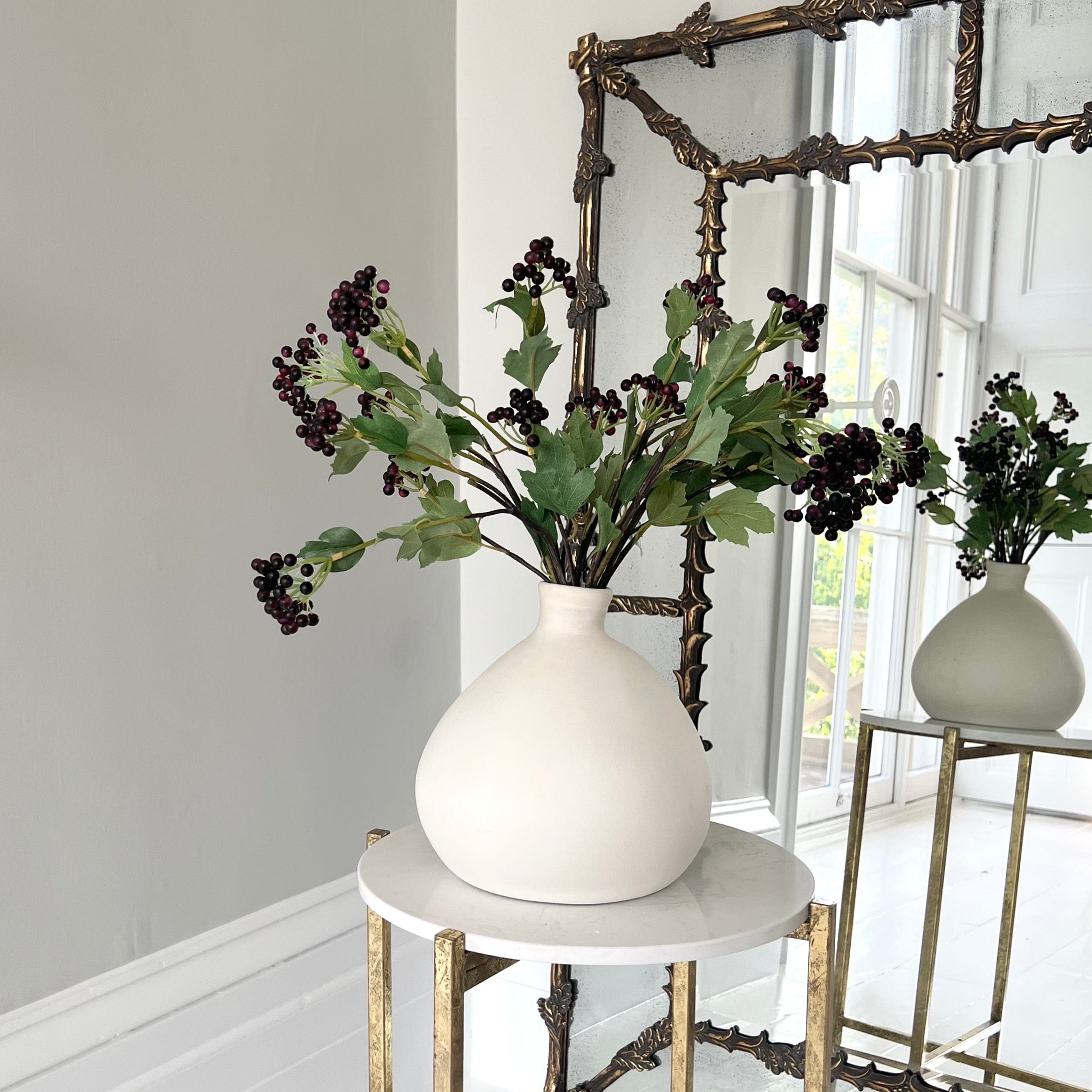 Realistic Artificial Black Berries ABX8116BK by The Faux Flower Company