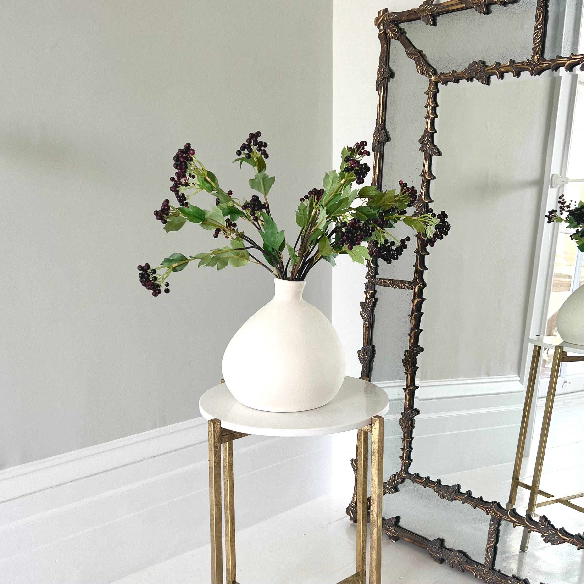 Realistic Artificial Black Berries ABX8116BK by The Faux Flower Company