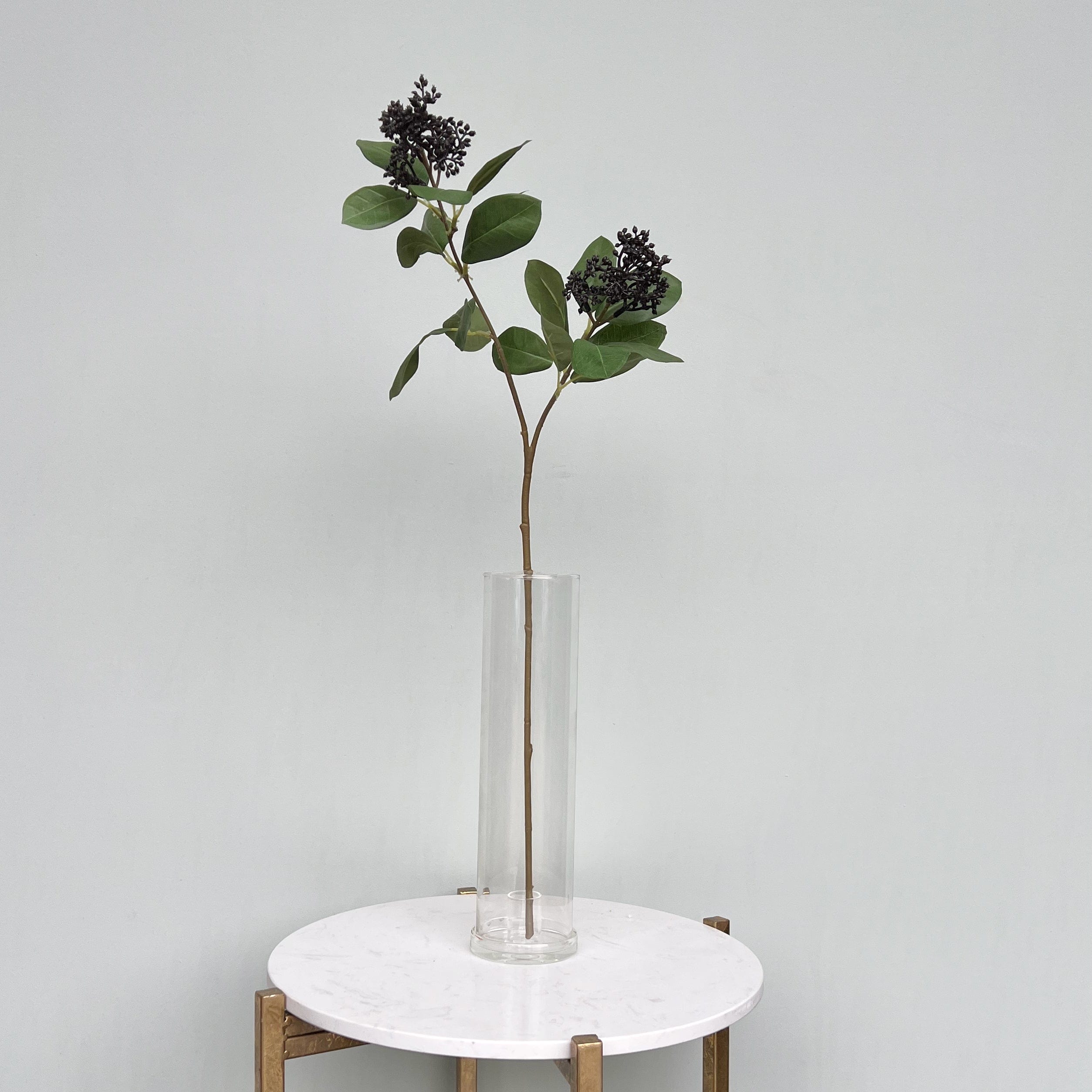 Realistic Artificial Black Seed Pod ABX0608GR by The Faux Flower Company