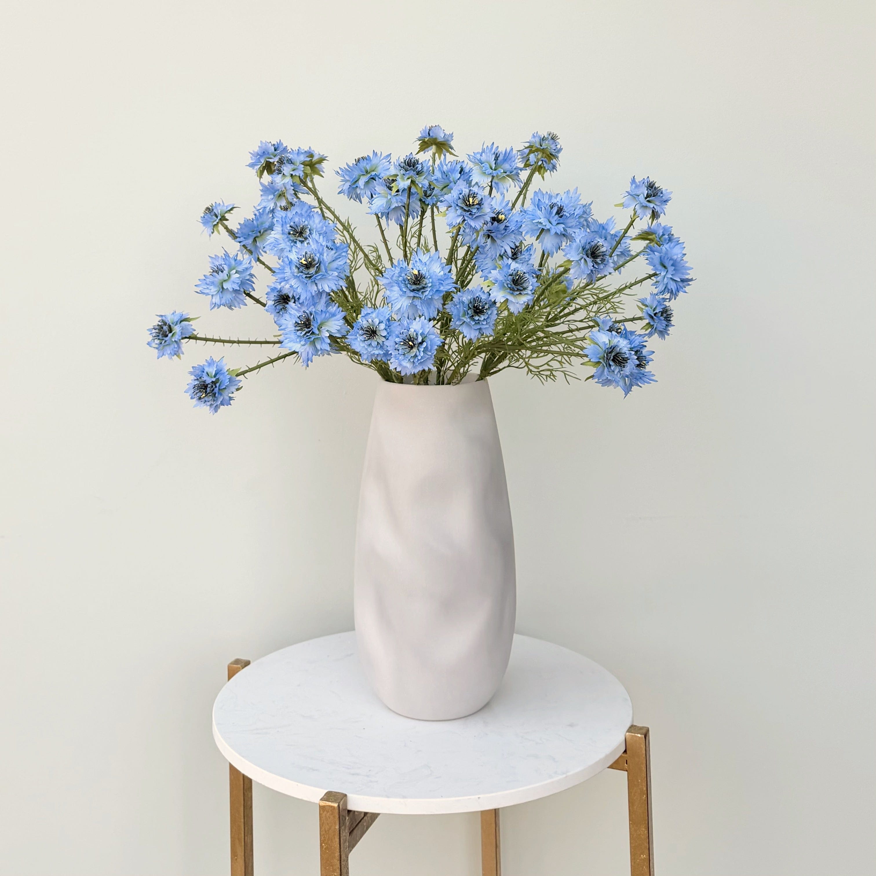 Realistic Artificial Blue Cornflower Spray ABX4586BL by The Faux Flower Company