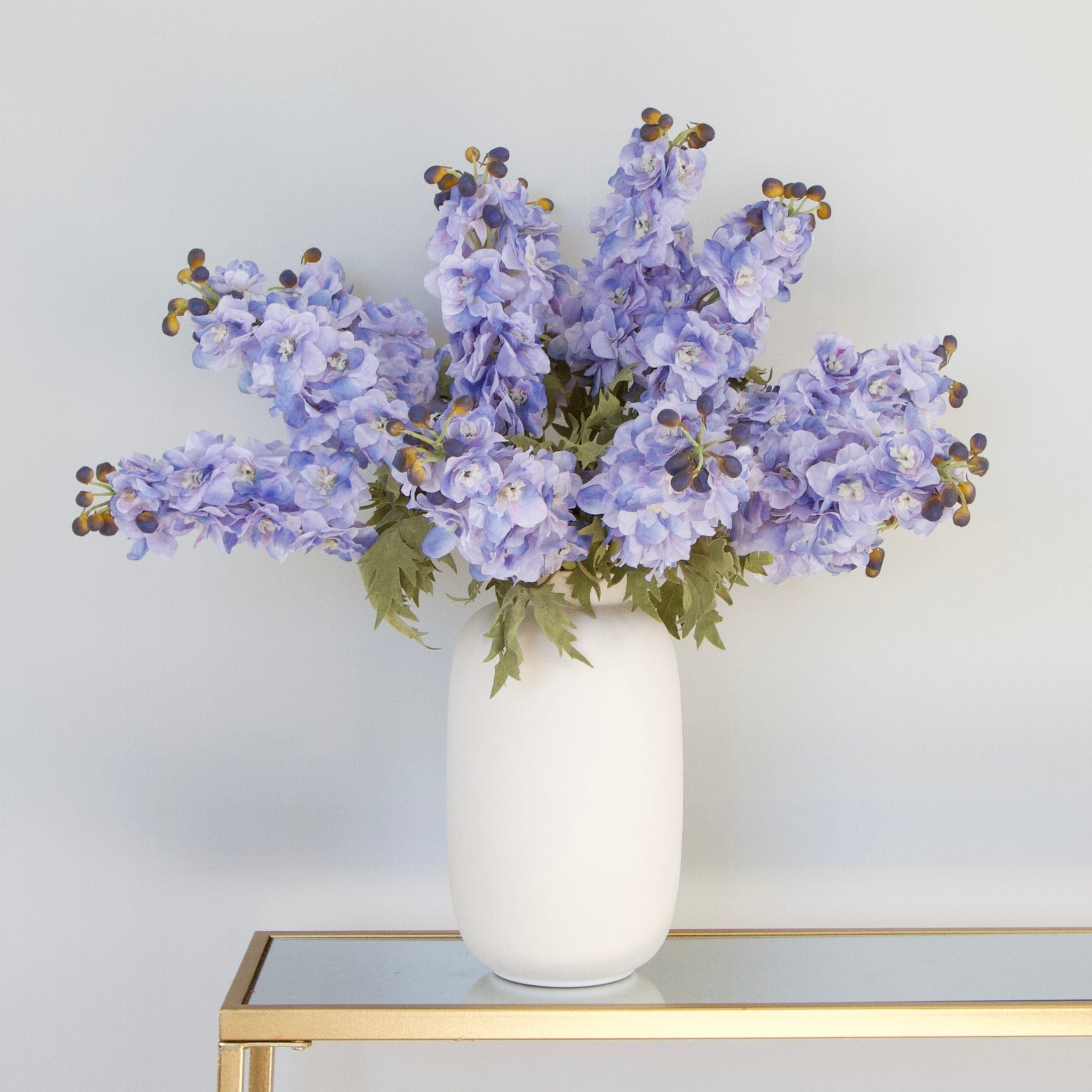 Realistic Artificial Blue Delphinium ABX2339BL by The Faux Flower Company