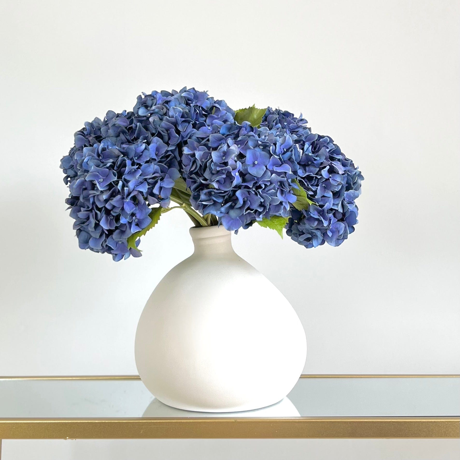 Realistic Artificial Blue Dried Hydrangea ABY5070BL by The Faux Flower Company