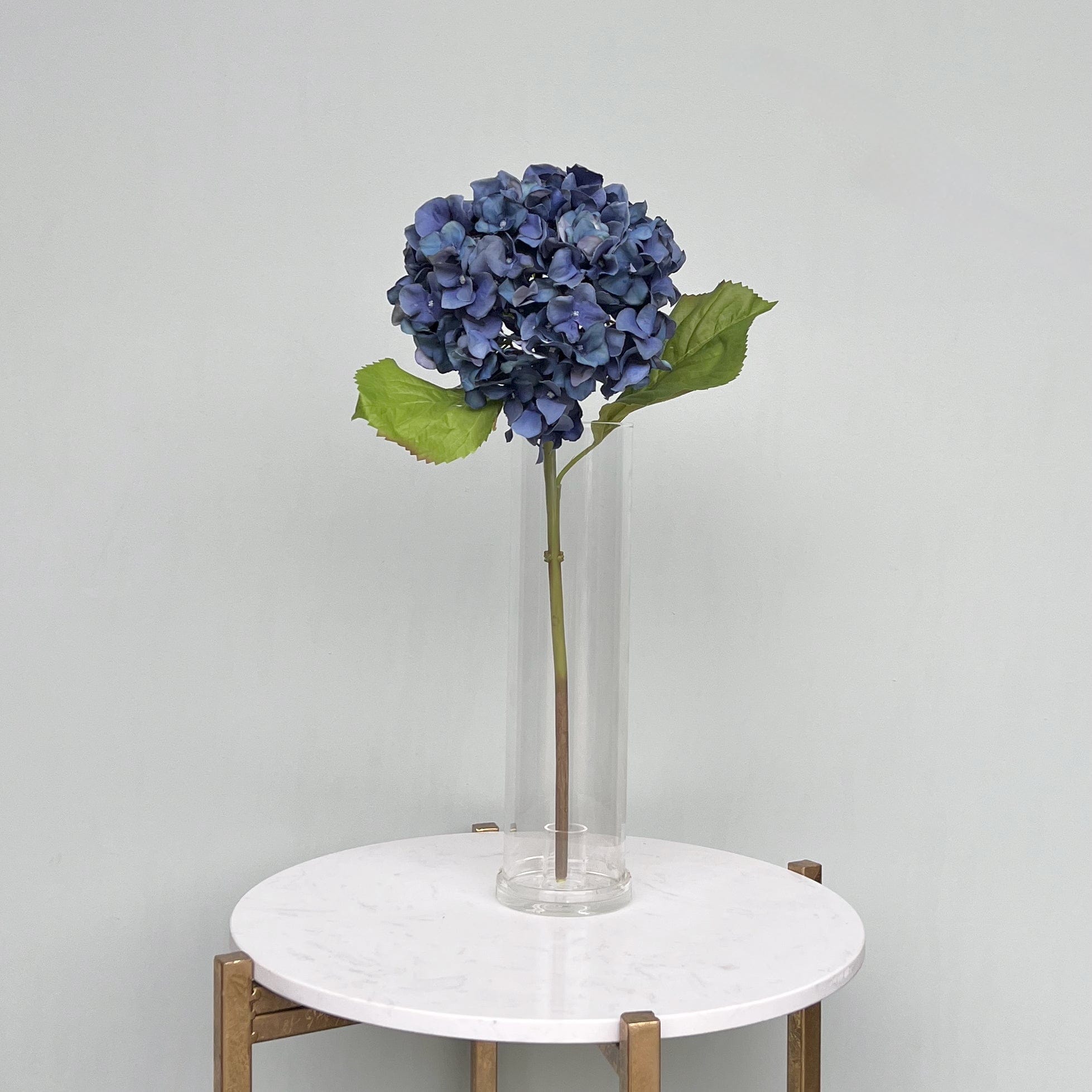 Realistic Artificial Blue Dried Hydrangea ABY5070BL by The Faux Flower Company