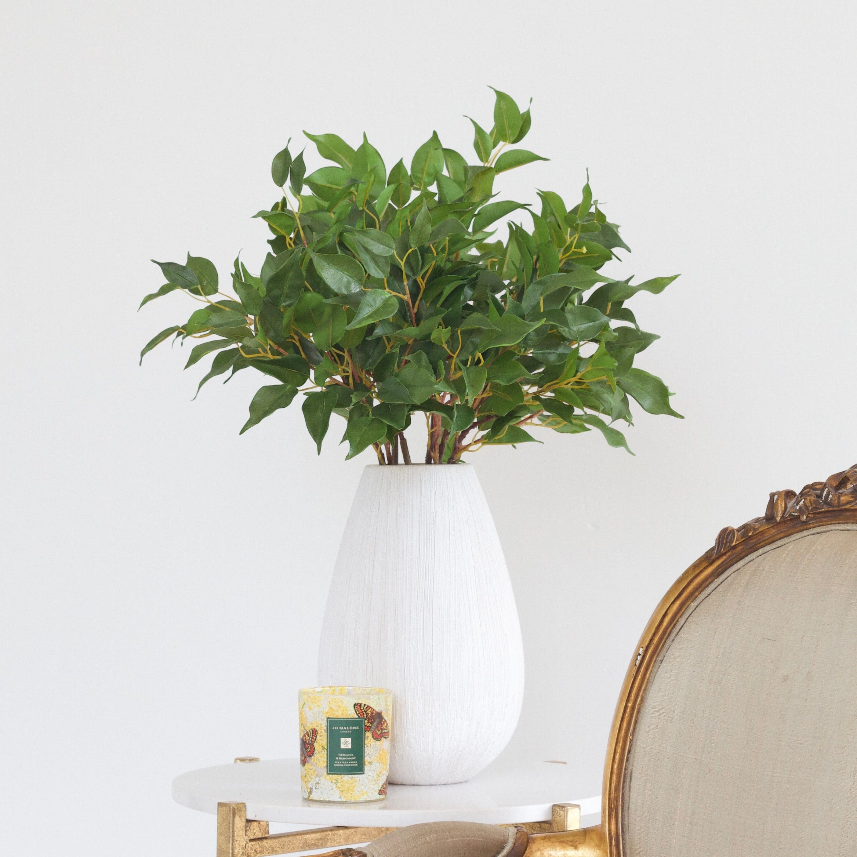 Realistic Artificial Green Ficus Leaves ABY1067GR by The Faux Flower Company