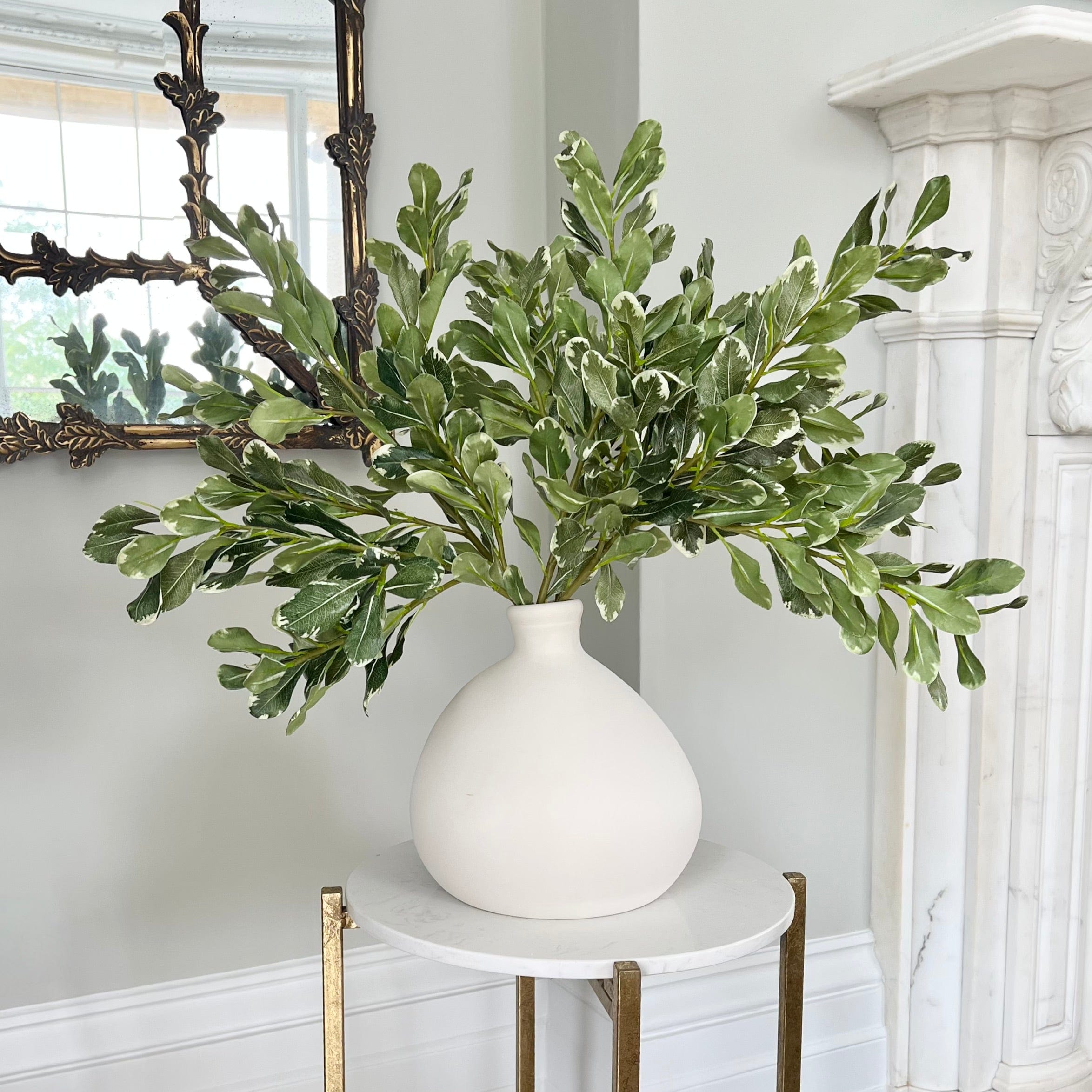 Realistic Artificial Green Pittosporum Leaves ABY1207GR by The Faux Flower Company