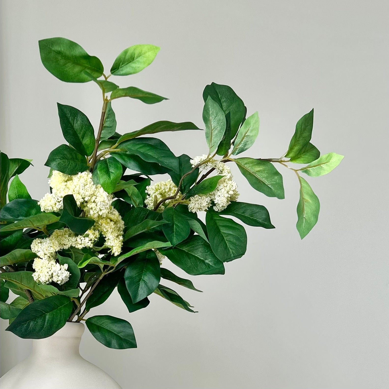 Realistic Artificial Green Queen Anne's Lace Spray ABZ1132GR by The Faux Flower Company