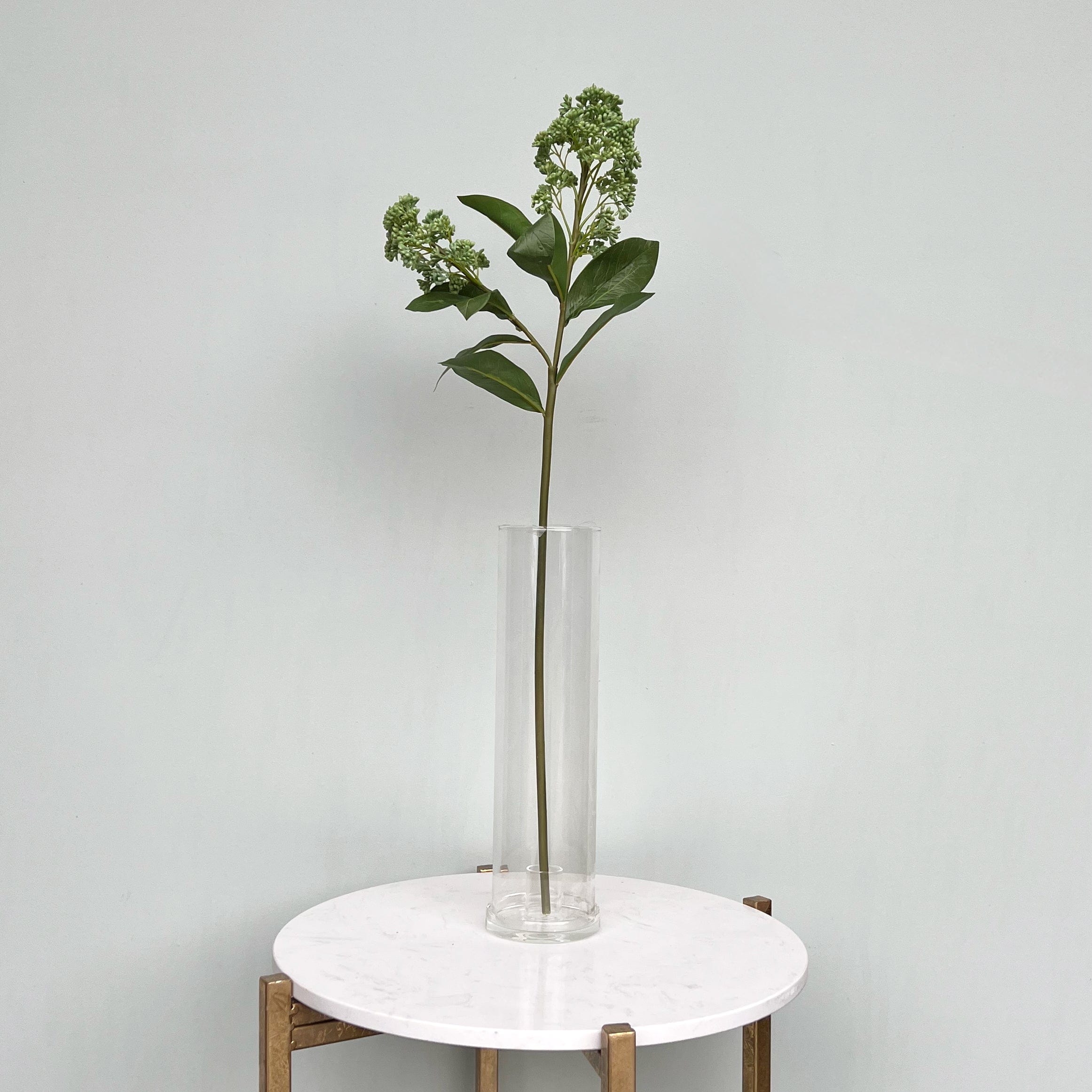 Realistic Artificial Green Skimmia ABY3142GR by The Faux Flower Company