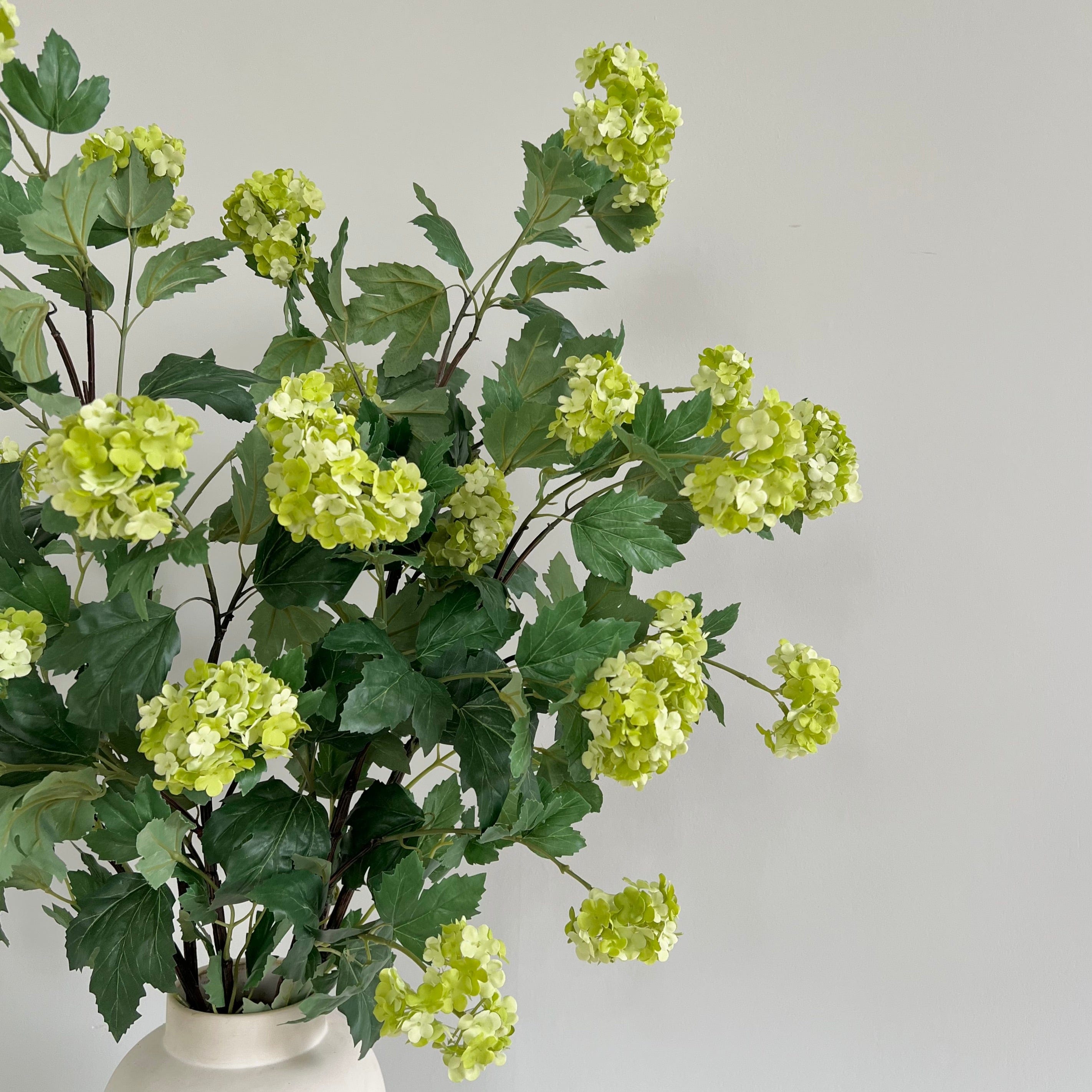 Realistic Artificial Green Vivid Viburnum ABX8564BGR by The Faux Flower Company