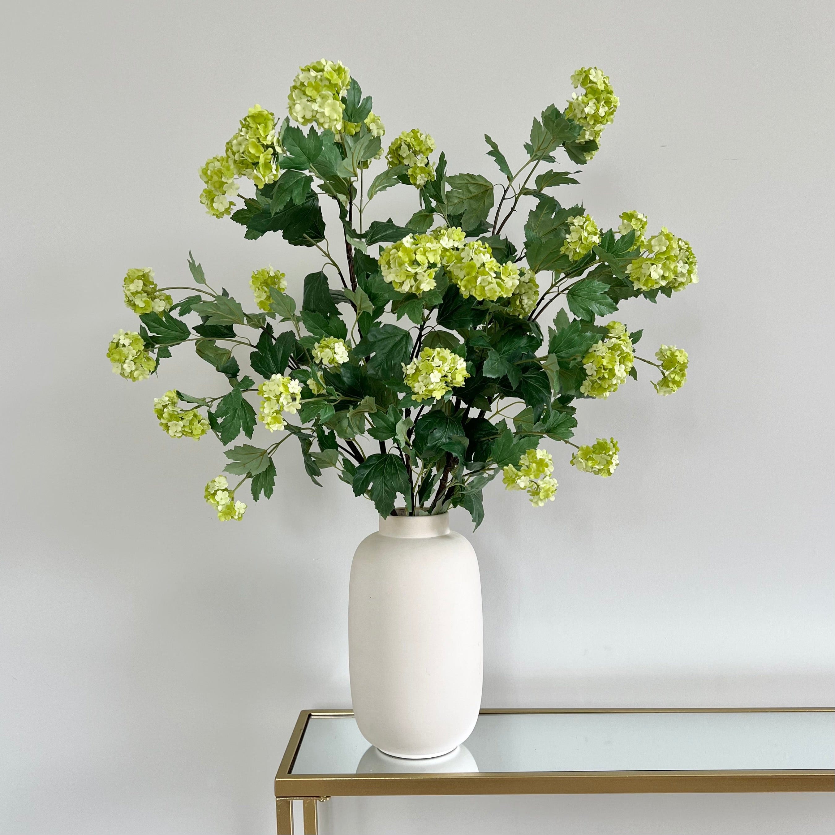 Realistic Artificial Green Vivid Viburnum ABX8564BGR by The Faux Flower Company