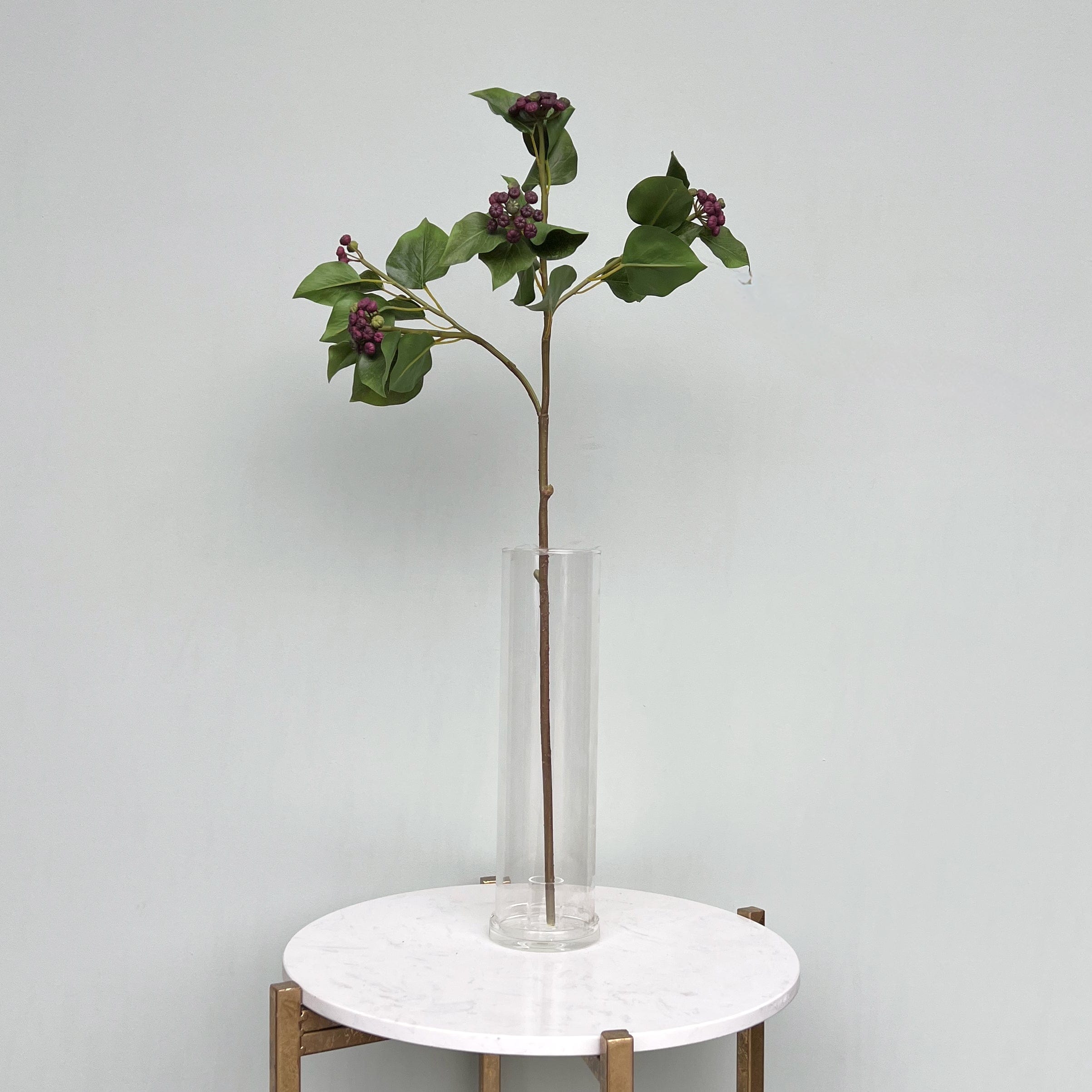 Realistic Artificial Ivy with Purple Berries ABY1017PU by The Faux Flower Company