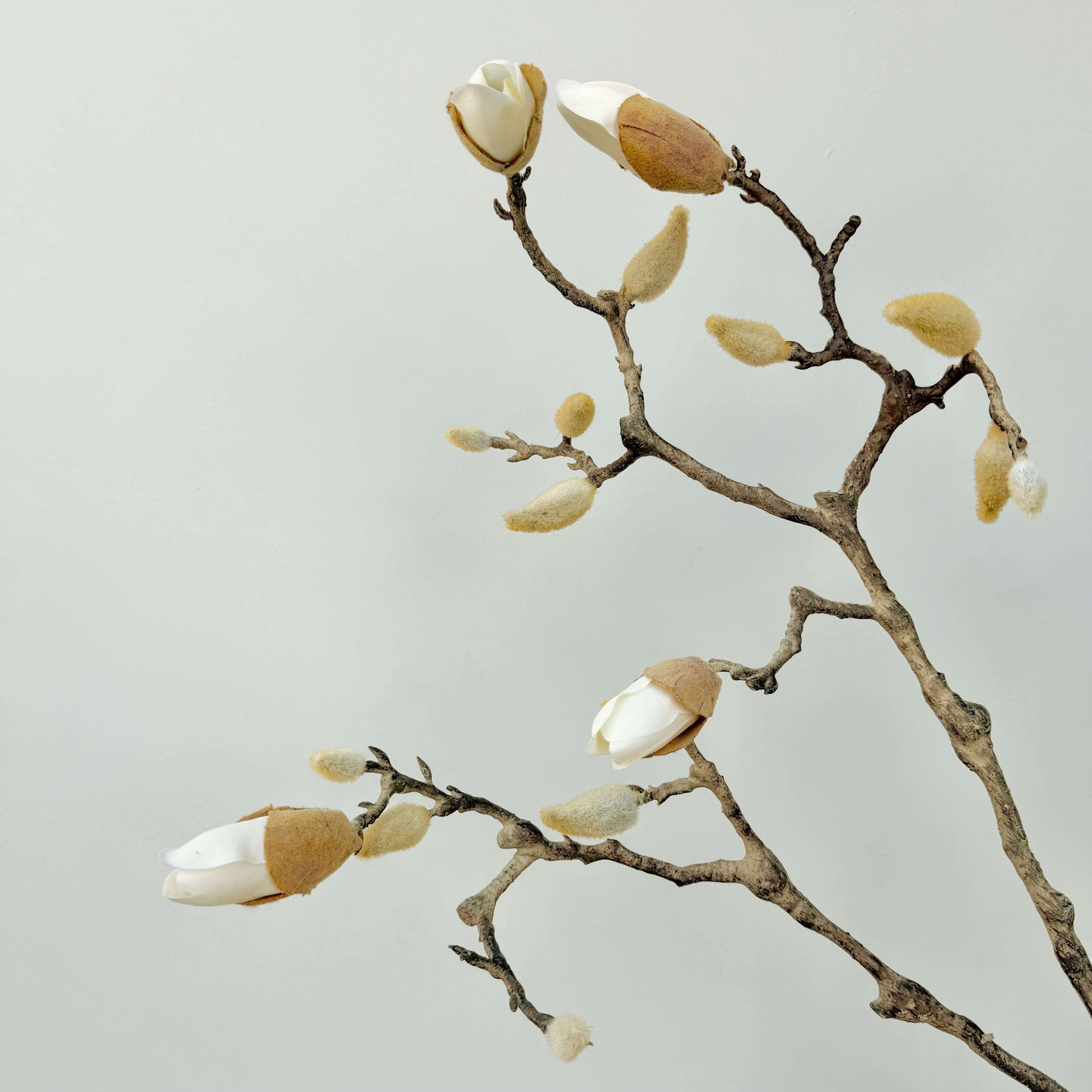 Realistic Artificial Magnolia Branch with Buds ABZ4126BR by The Faux Flower Company
