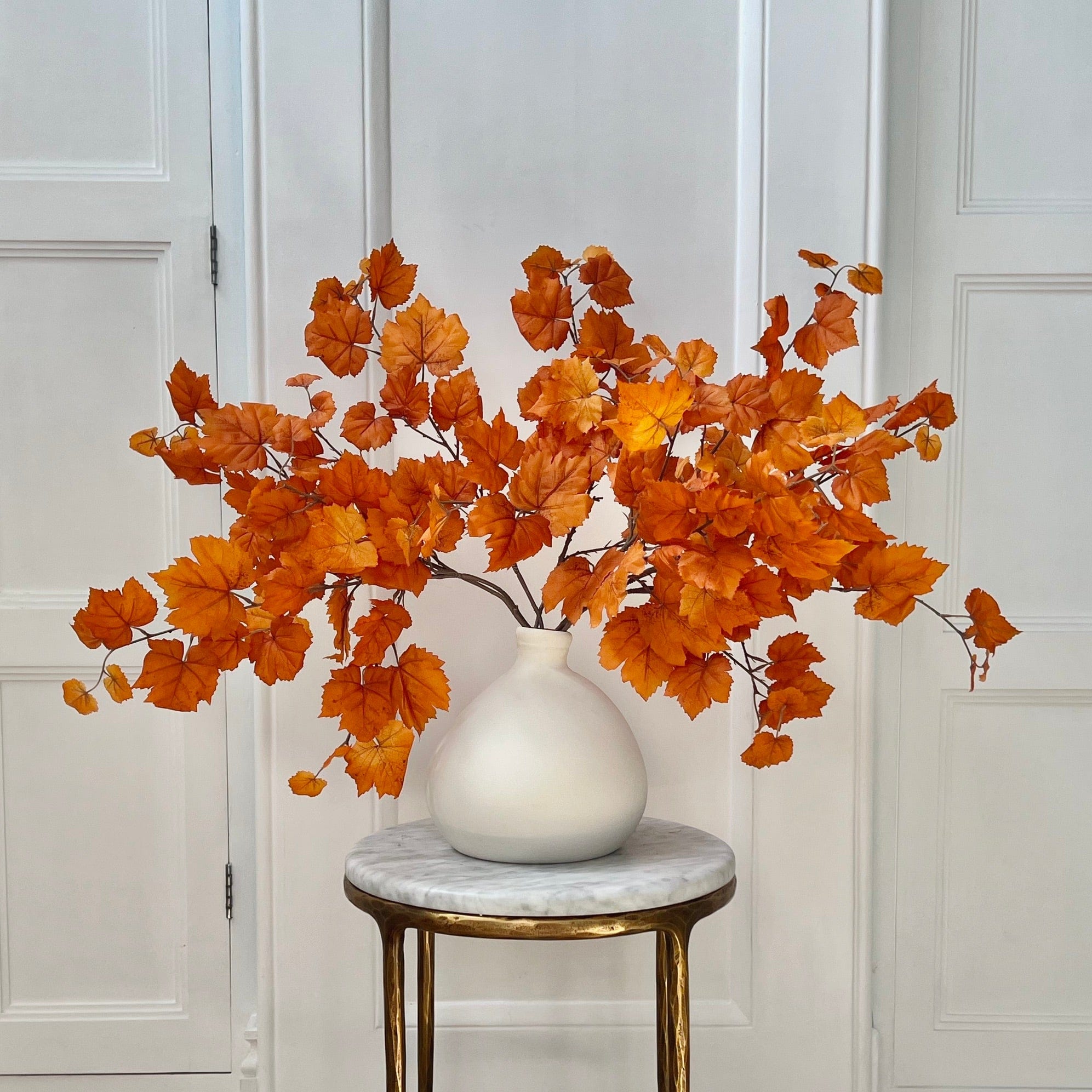 Realistic Artificial Orange Autumnal Leaves ABZ3201OR by The Faux Flower Company