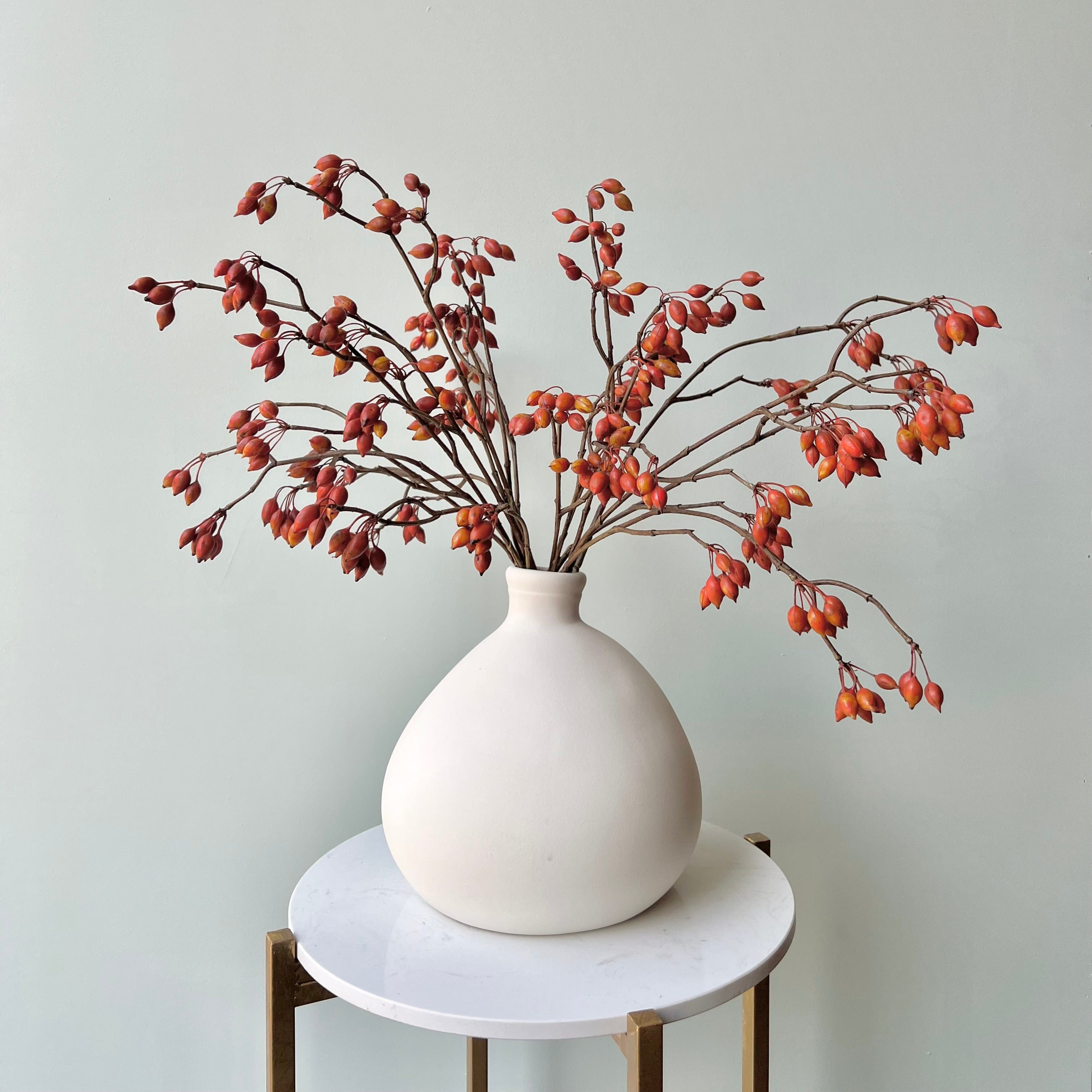 Realistic Artificial Orange Berry Spray AHCH-2655 by The Faux Flower Company