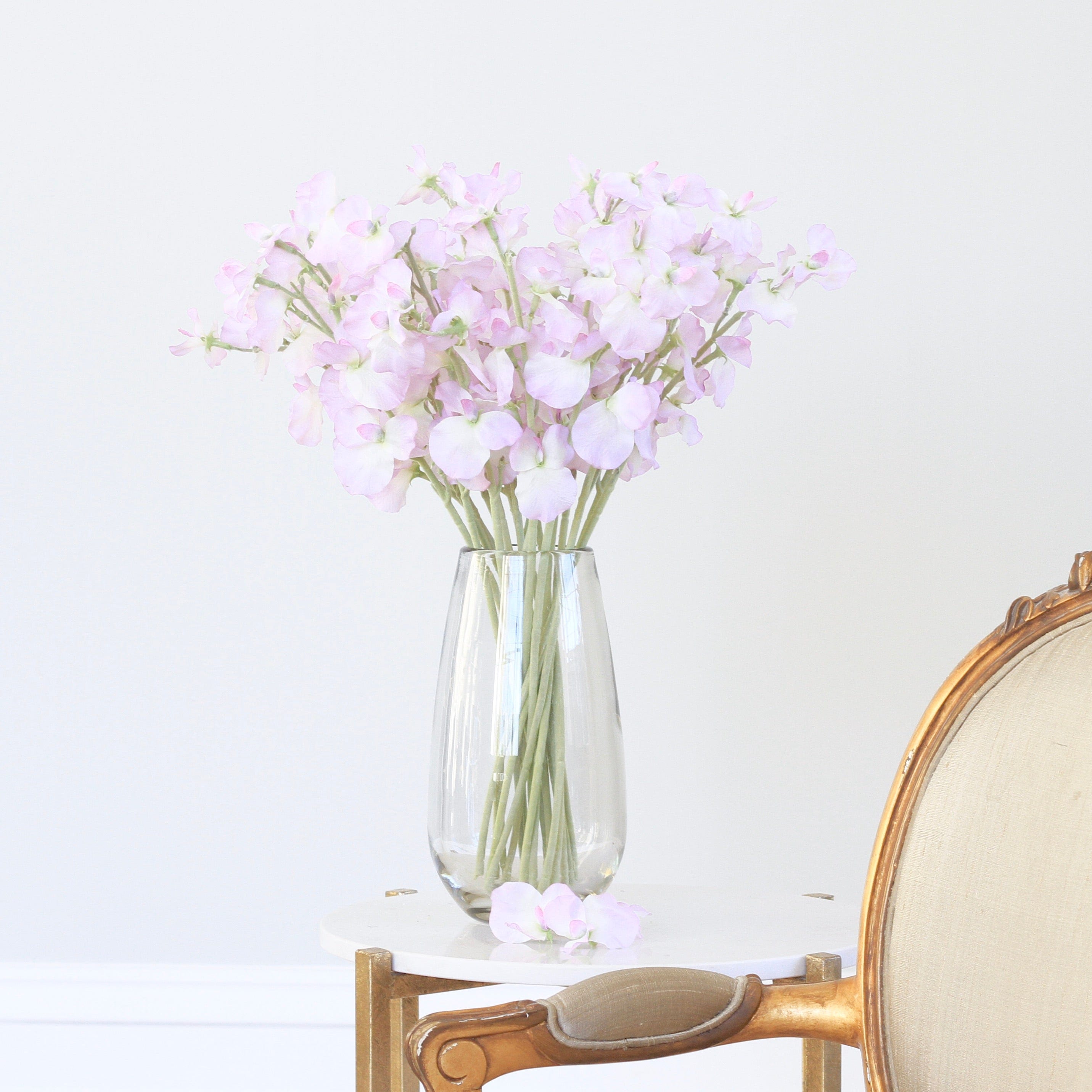 Realistic Artificial Pale Purple Sweet Pea ABX3574LPU by The Faux Flower Company