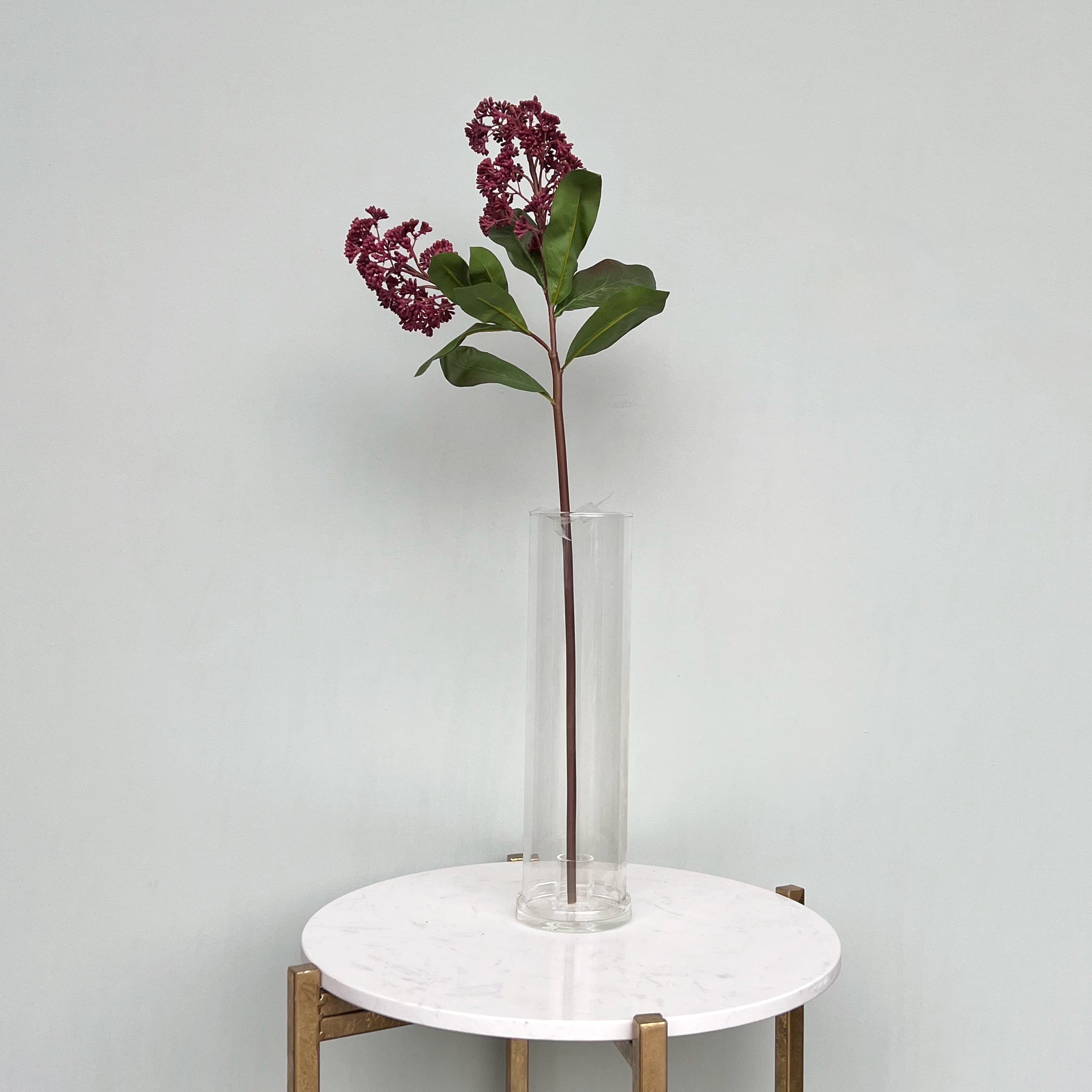 Realistic Artificial Red Skimmia ABY3142RD by The Faux Flower Company