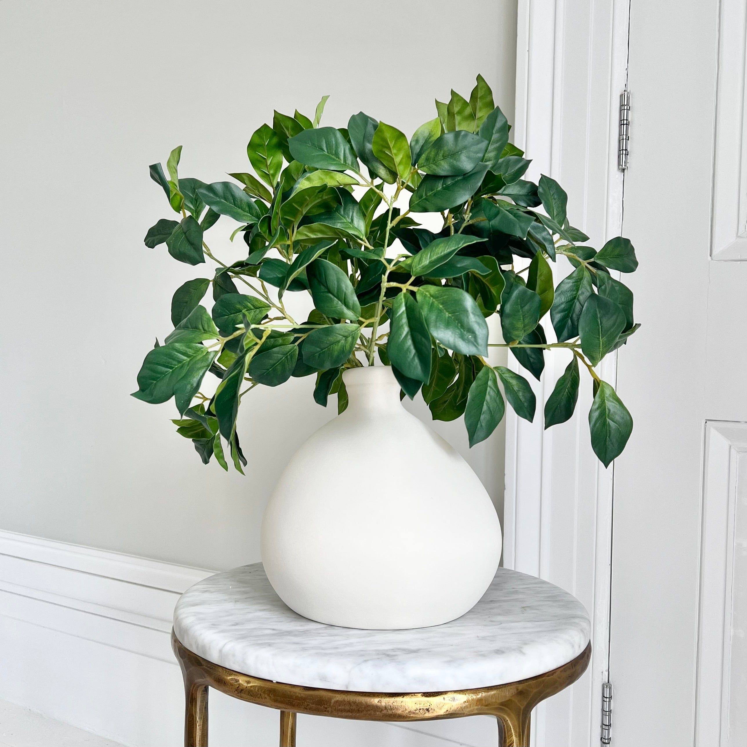 Realistic Artificial Rich Green Foliage Leaves ABZ3204GR by The Faux Flower Company