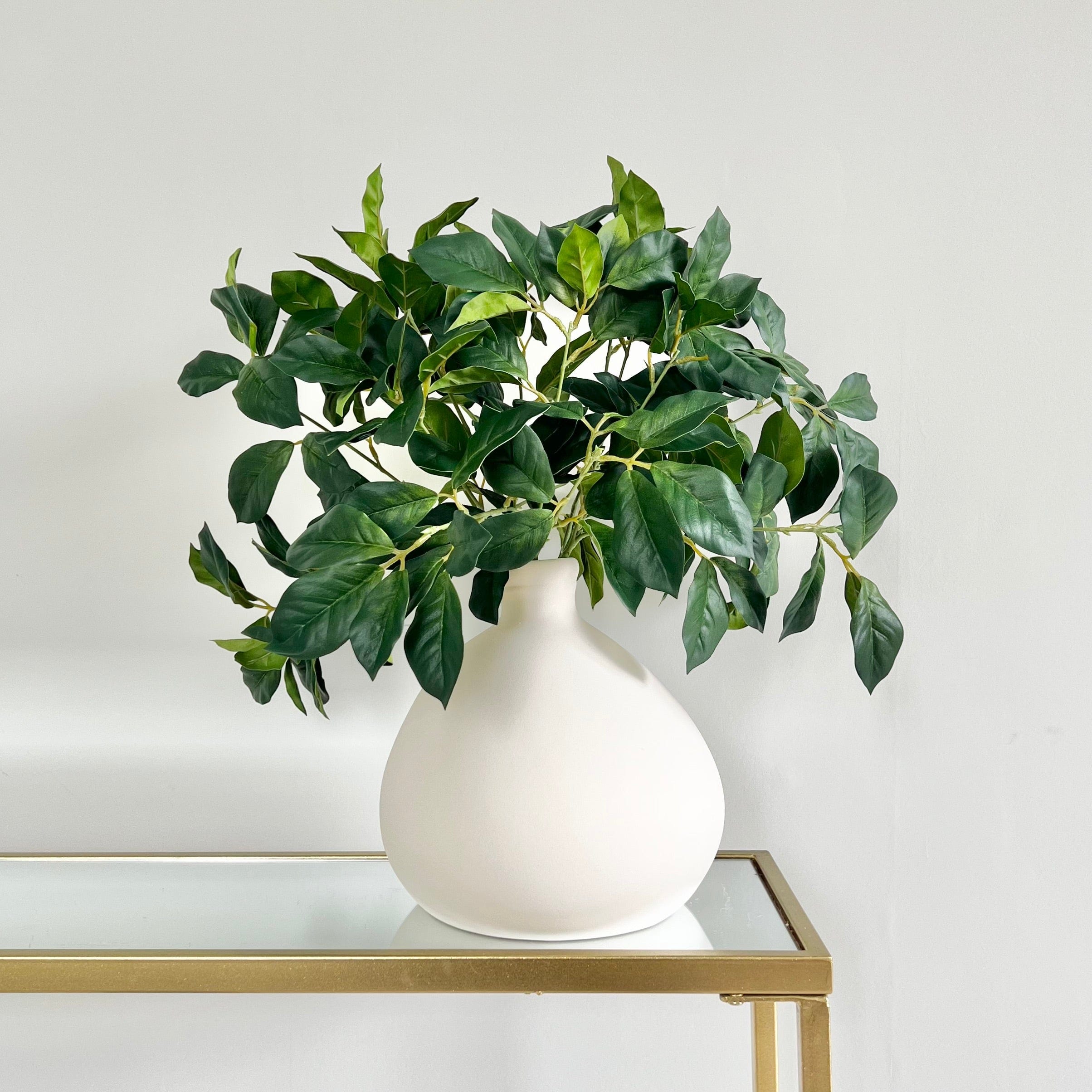 Realistic Artificial Rich Green Foliage Leaves ABZ3204GR by The Faux Flower Company