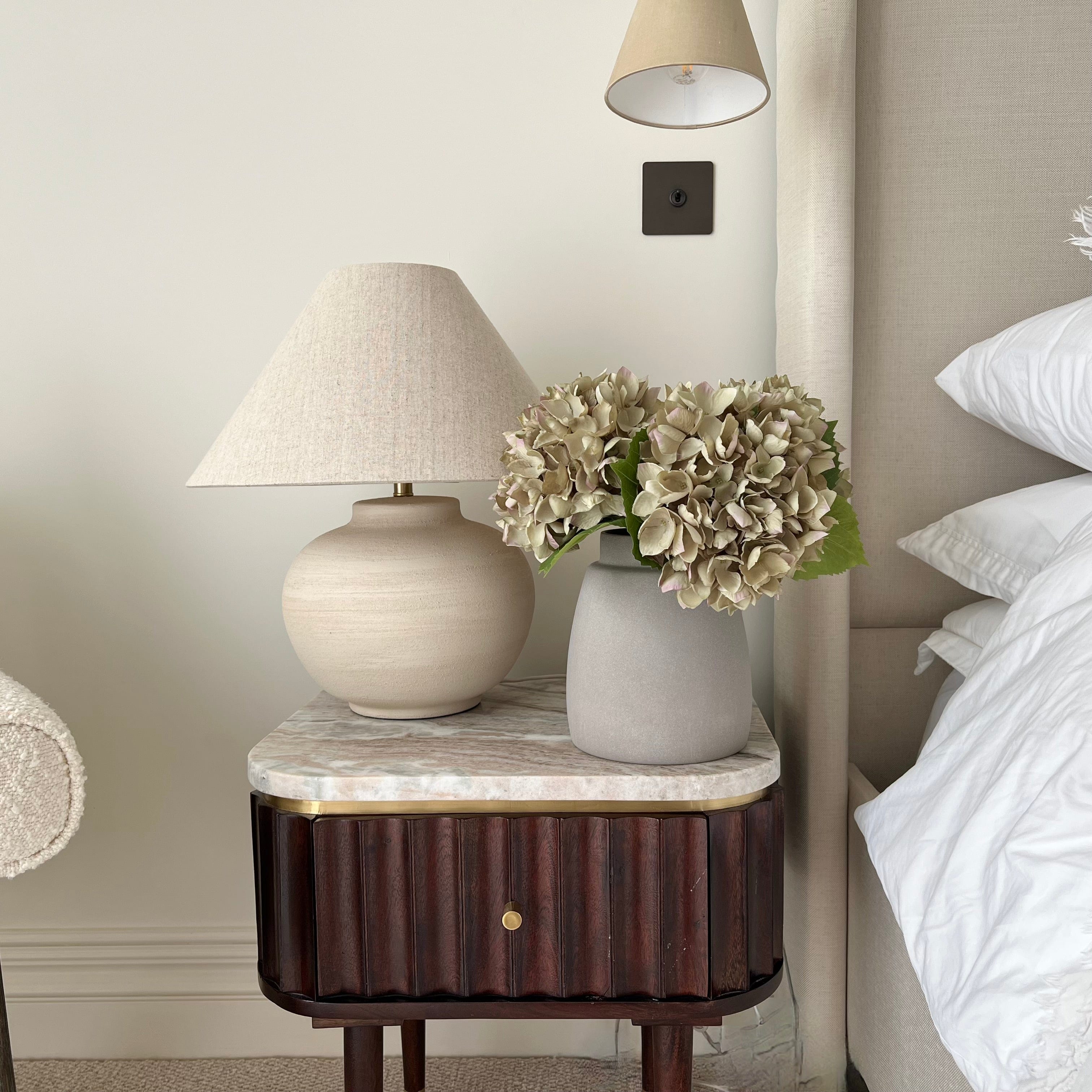 Realistic Artificial Sage Green Hydrangea ABX5005GR by The Faux Flower Company