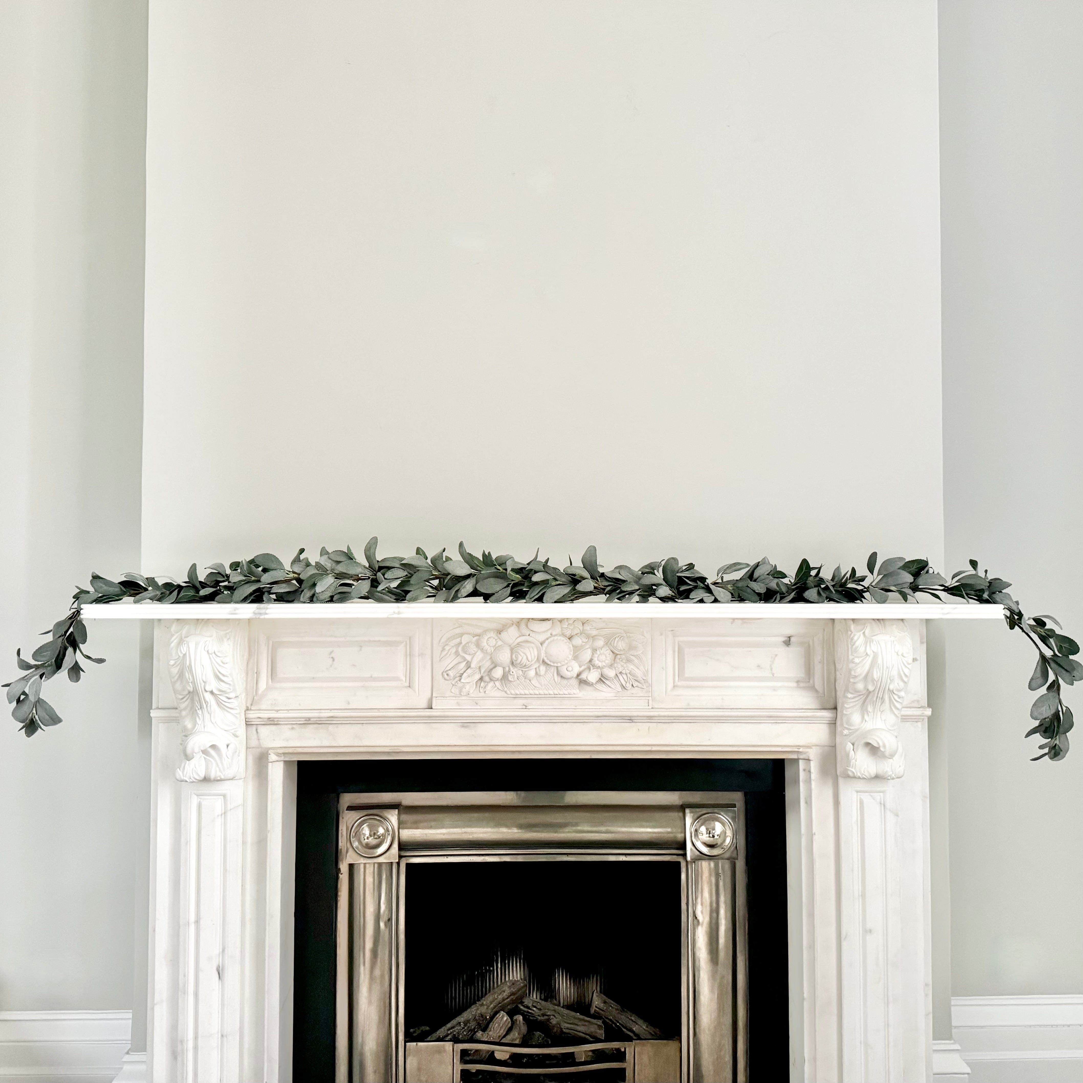 Realistic Artificial Silver Lambs Leaf Garland ABX0708GR by The Faux Flower Company