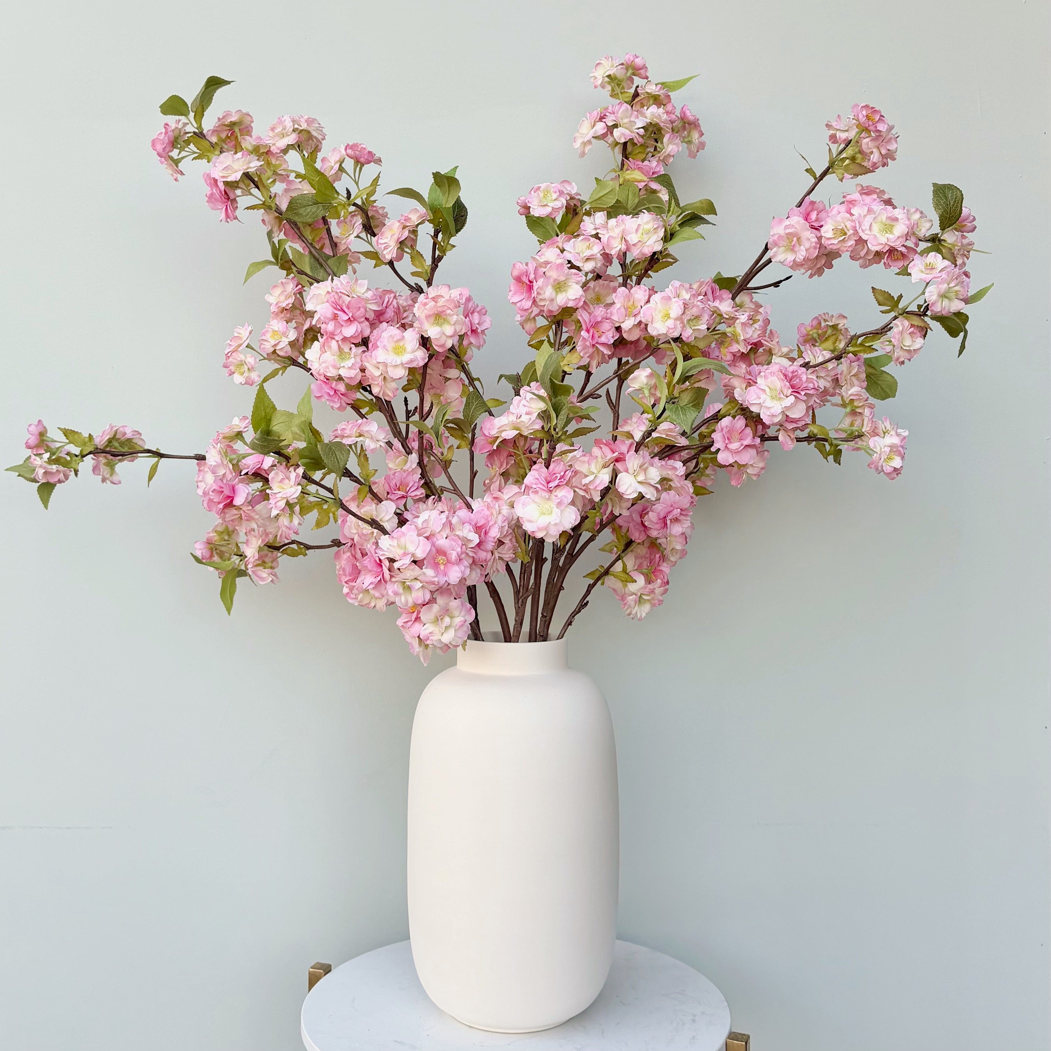 Realistic Artificial Tall Pink Cherry Blossom Branch ABX4543PK by The Faux Flower Company
