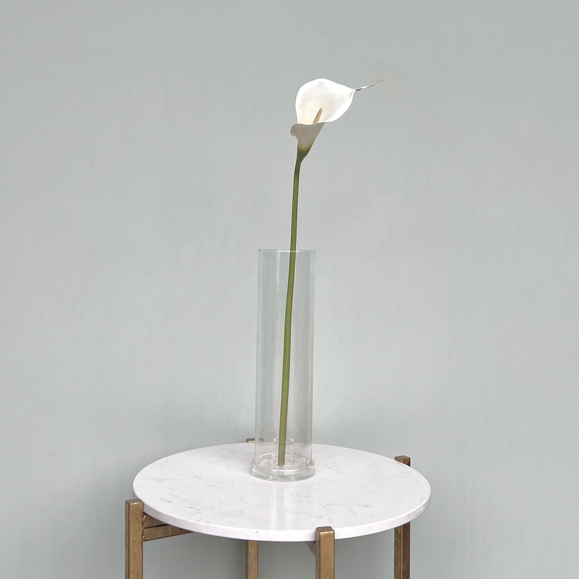 Realistic Artificial White Calla Lily ABY0068WH by The Faux Flower Company