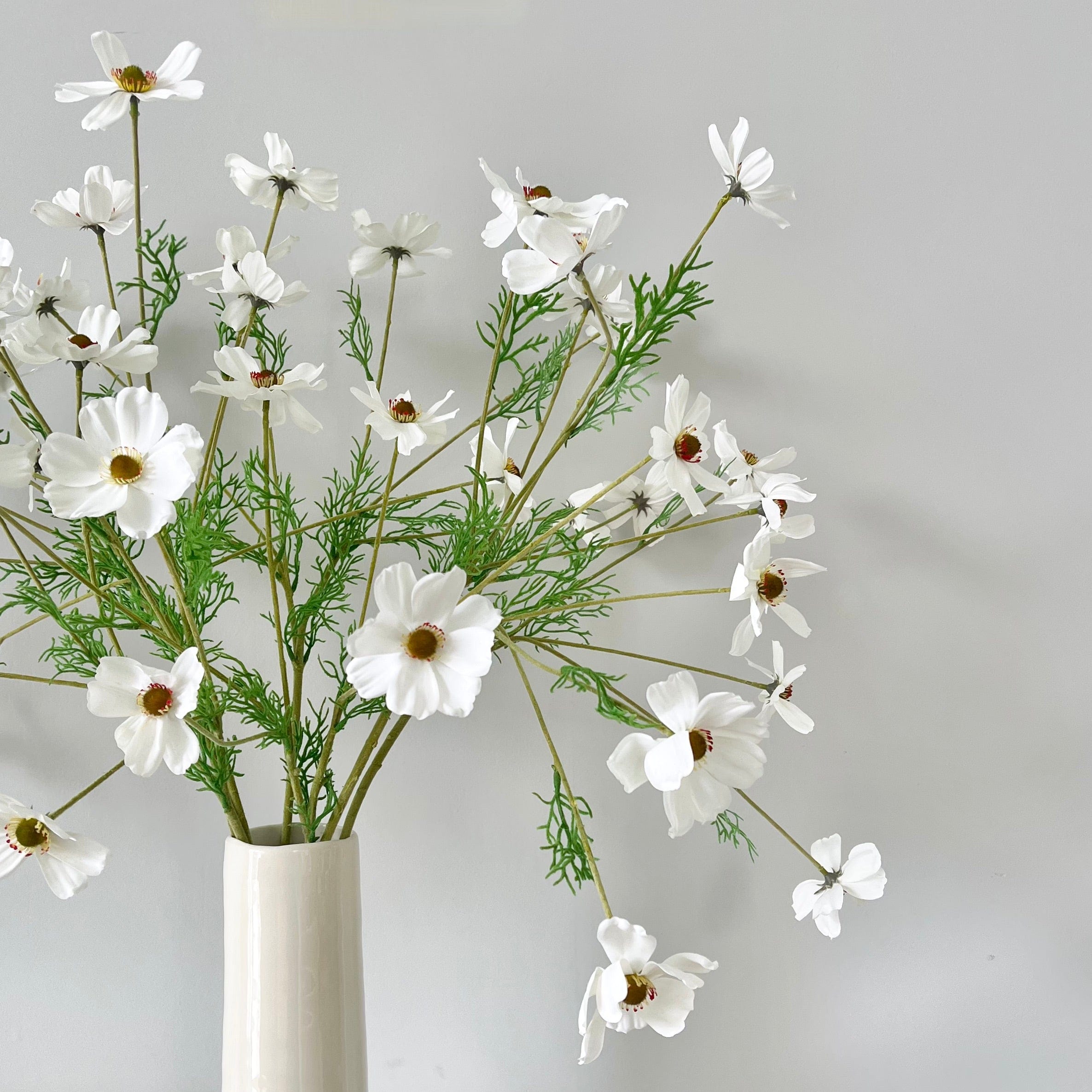 Realistic Artificial White Cosmos ABX6572WH by The Faux Flower Company