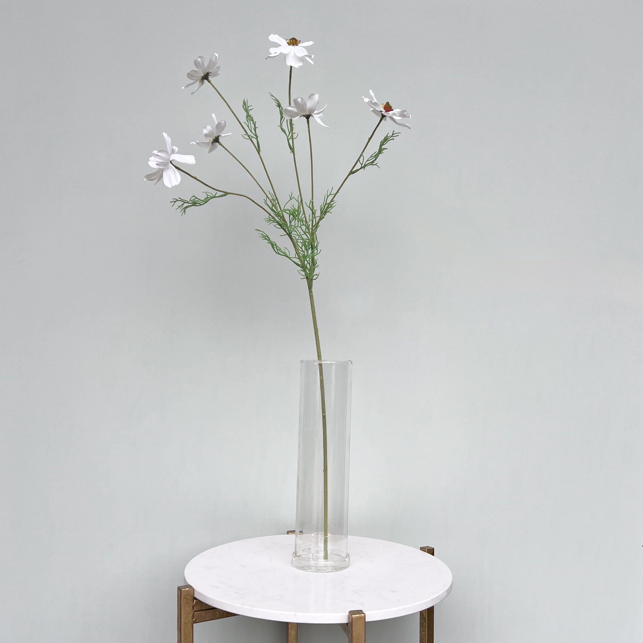 Realistic Artificial White Cosmos ABX6572WH by The Faux Flower Company