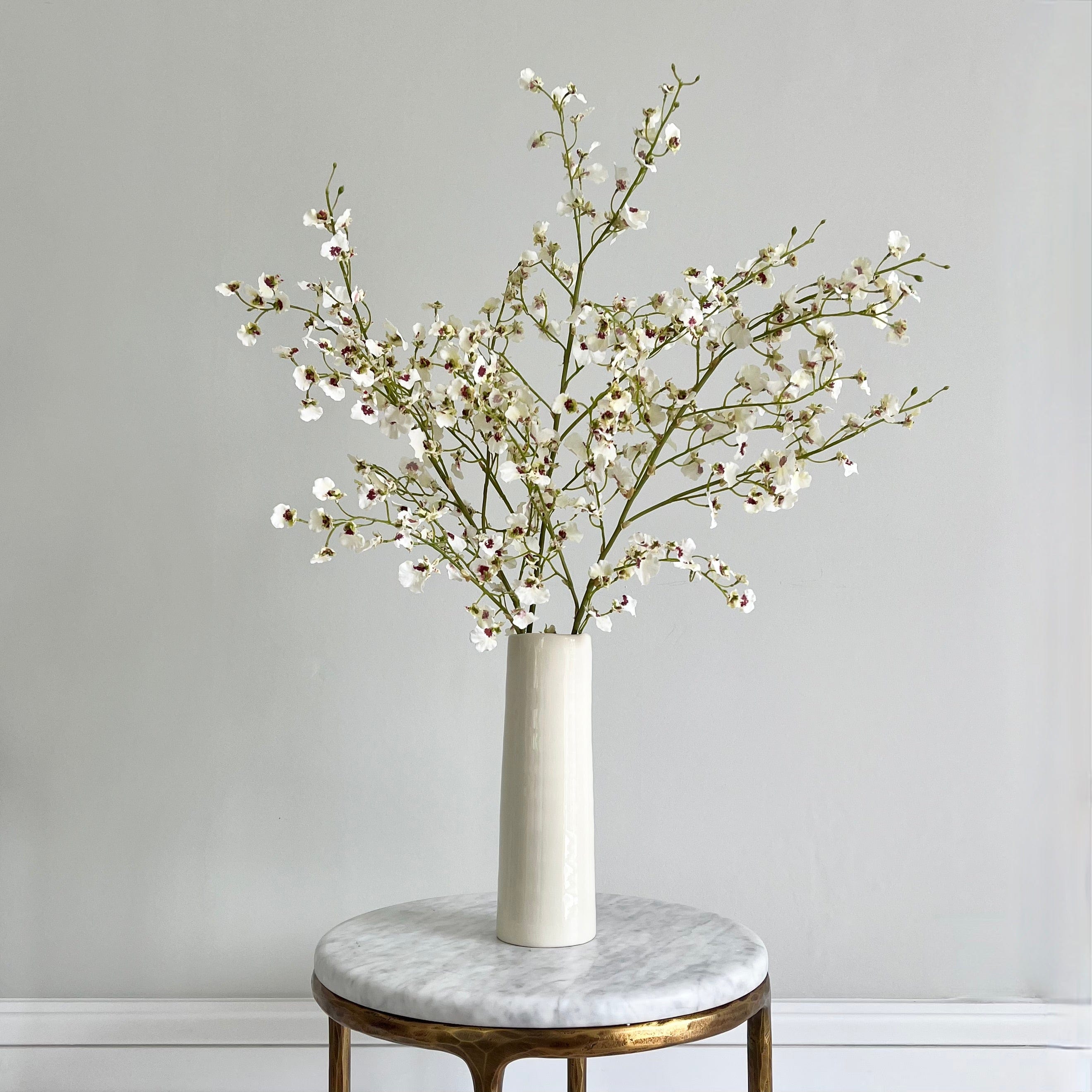 Realistic Artificial White Oncidium Orchid ABY7044WH by The Faux Flower Company