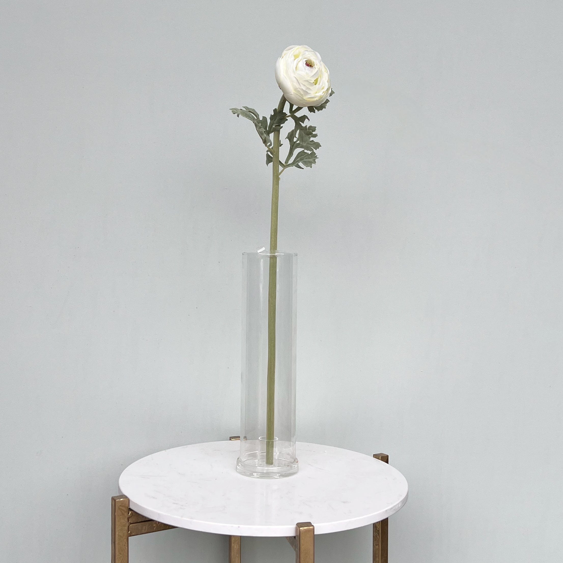 Realistic Artificial White Ranunculus ABX5087WH by The Faux Flower Company