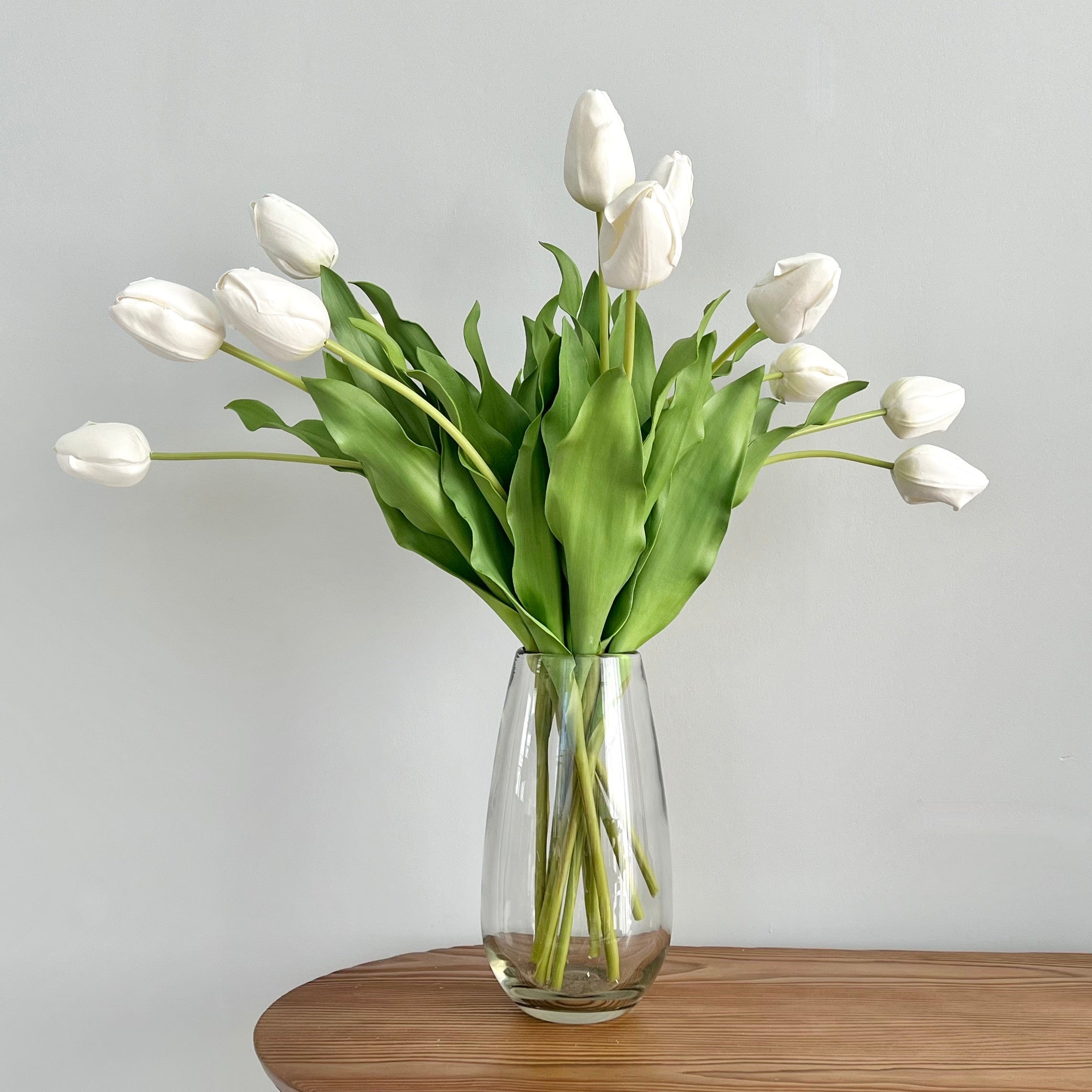 Realistic Artificial White Tulip ABY5657WH by The Faux Flower Company
