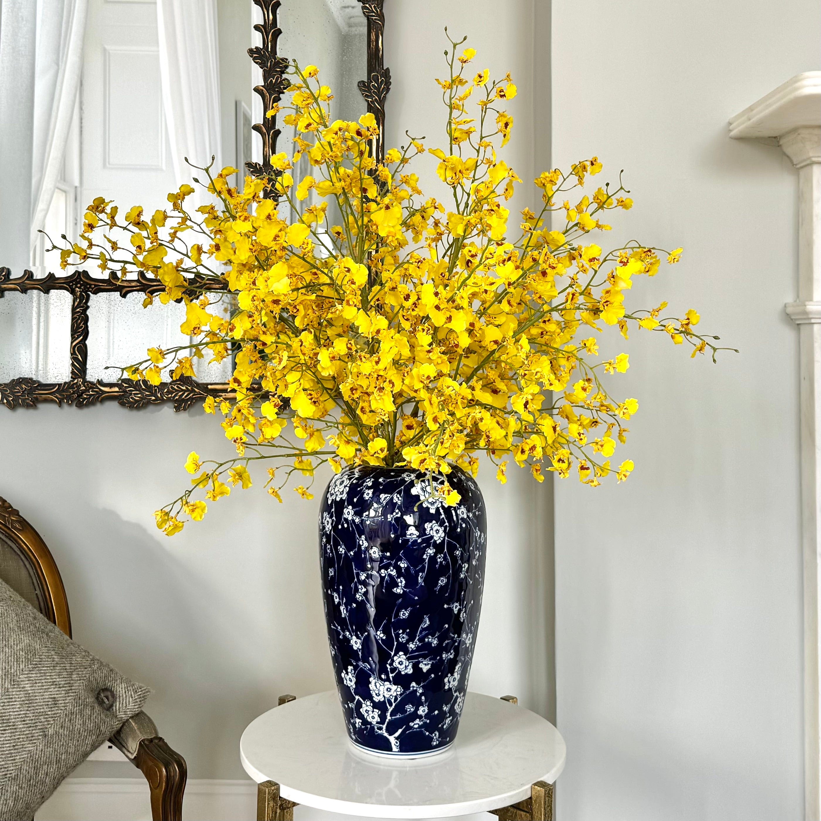 Realistic Artificial Yellow Oncidium Orchid ABY7044YL by The Faux Flower Company