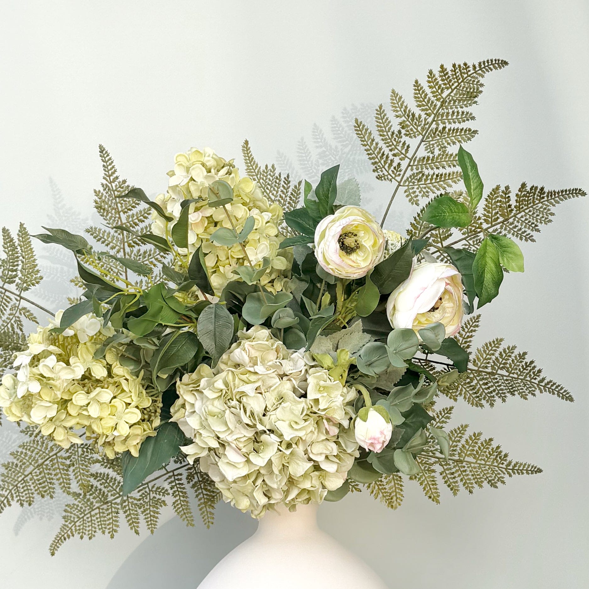 Realistic Born In May: Emerald Flower Bouquet & Vase Set MAY BQ + ABP1747 by The Faux Flower Company