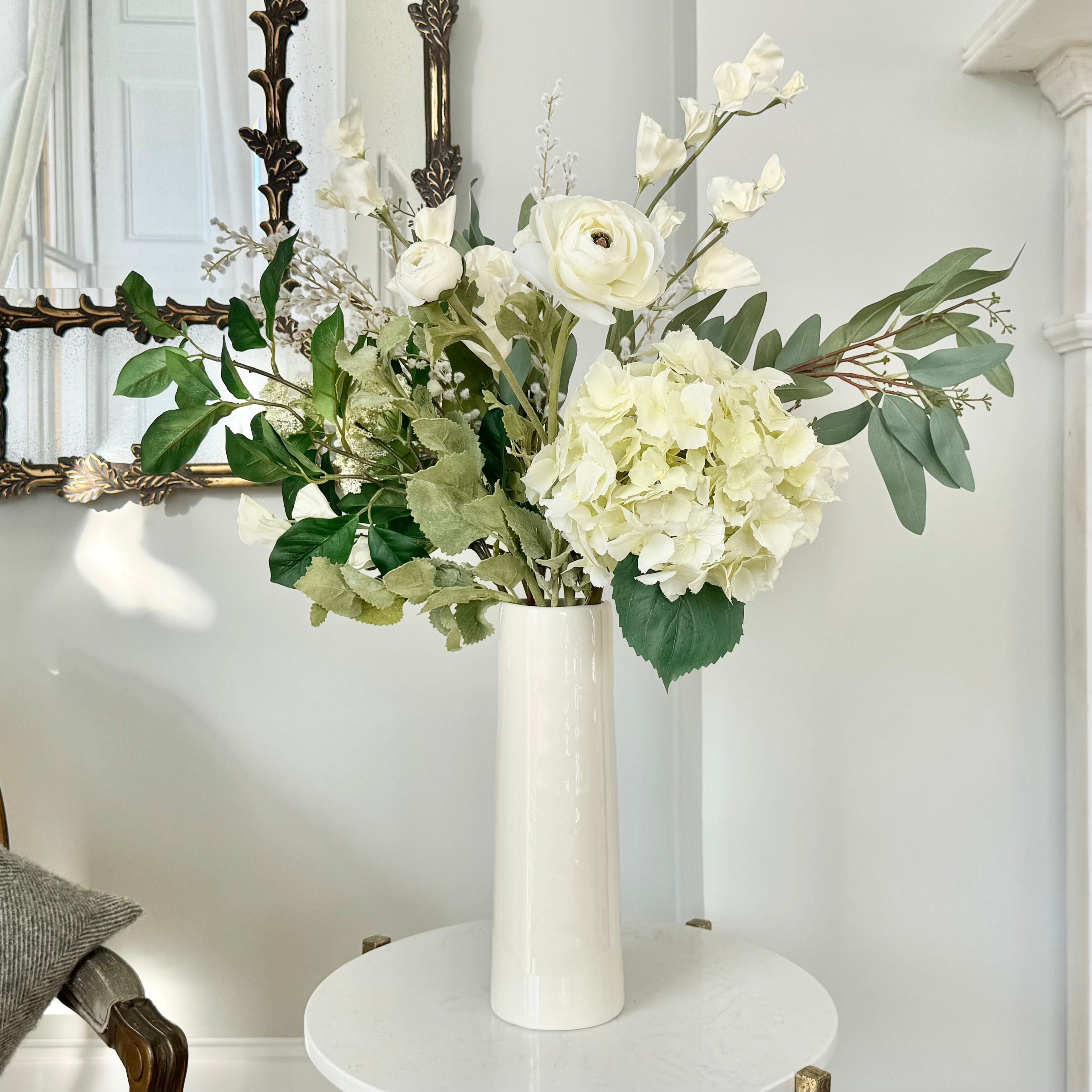 Realistic English Meadow Artificial Flower Arrangement by The Faux Flower Company