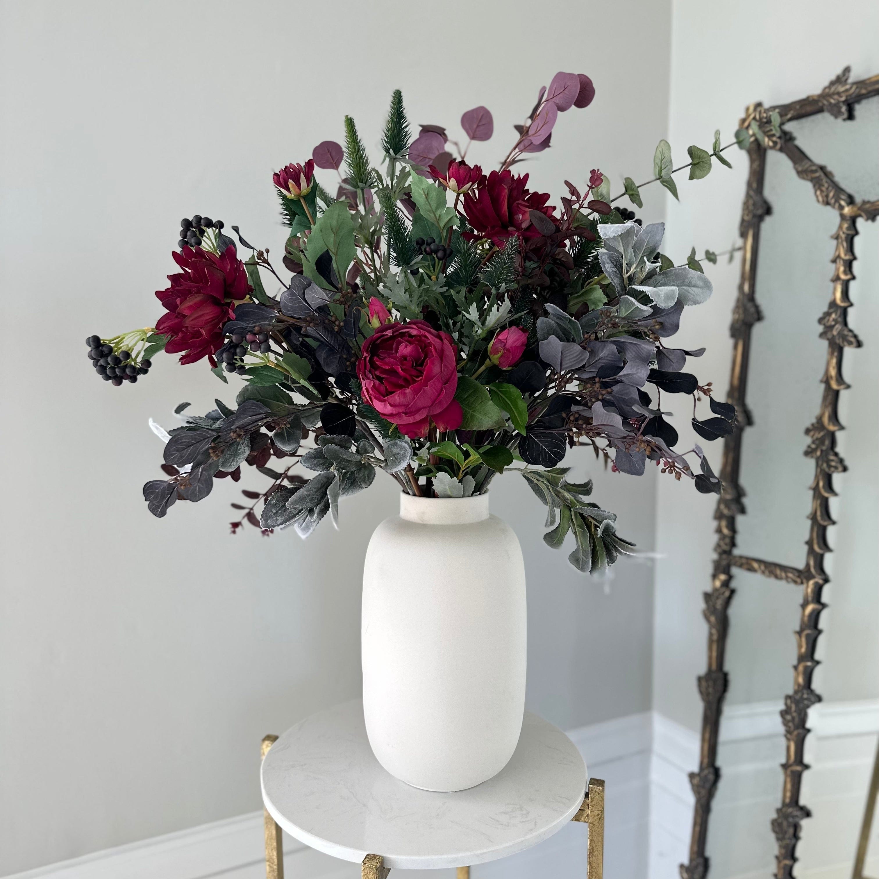 Realistic Kingham Vase ABP04B3 by The Faux Flower Company