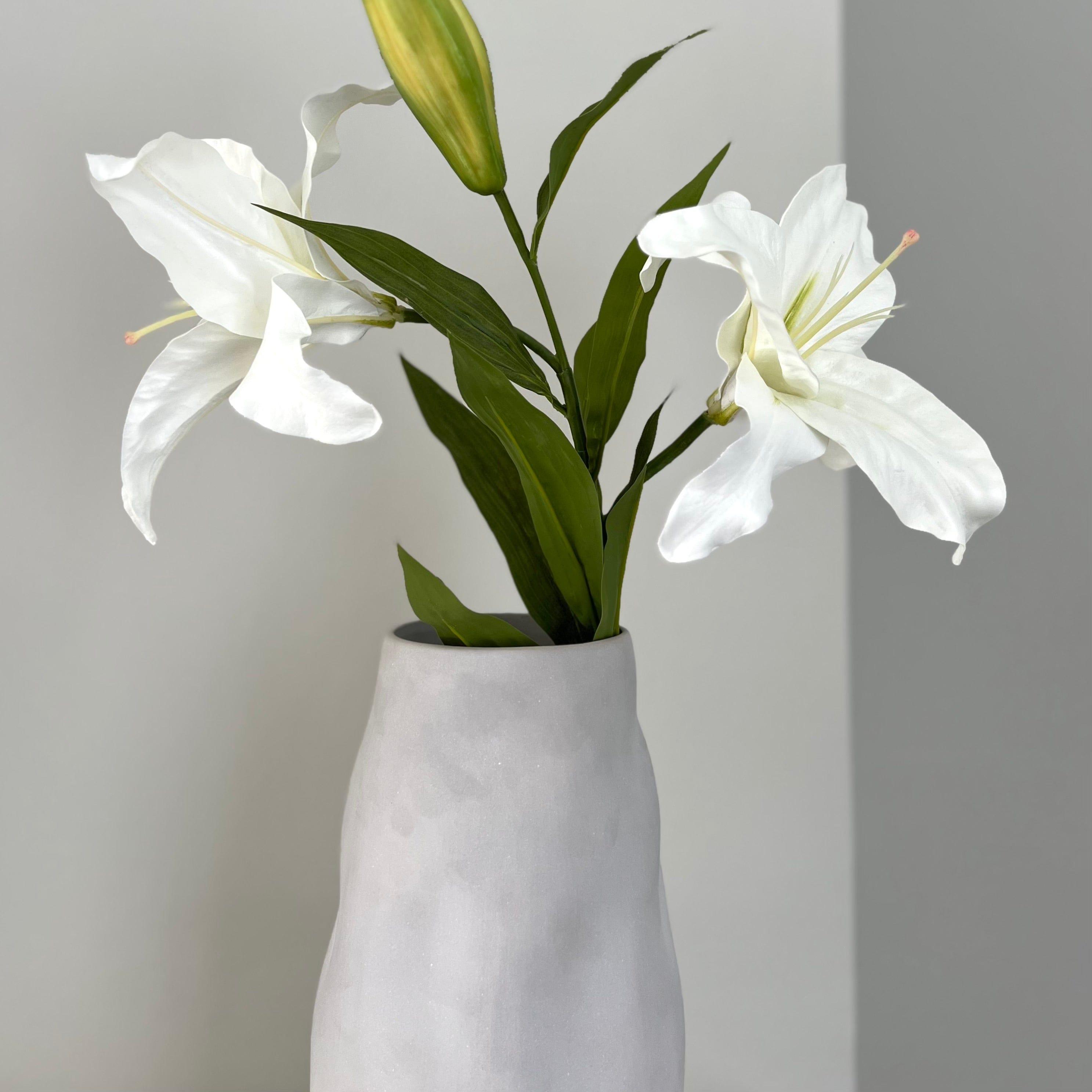 Realistic Naunton Vase ABP525B by The Faux Flower Company