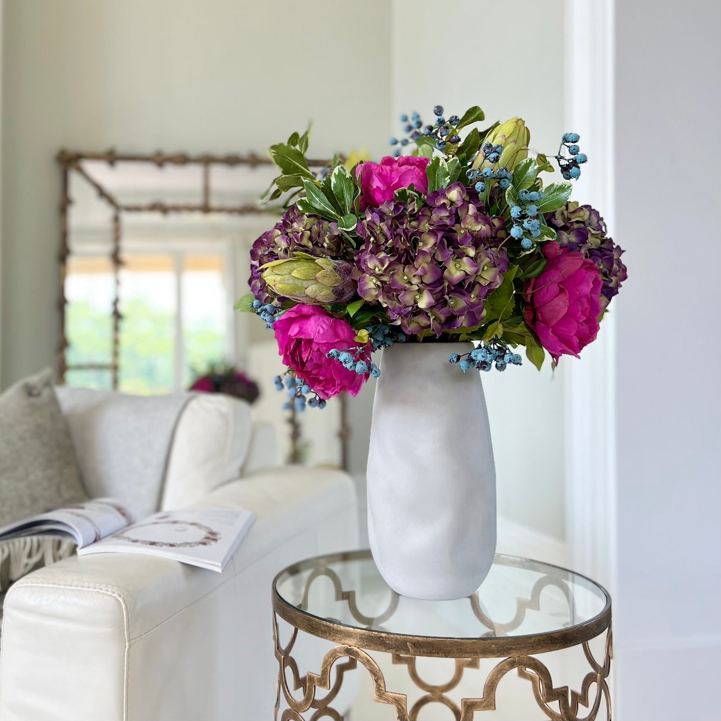 Realistic Naunton Vase ABP525B by The Faux Flower Company