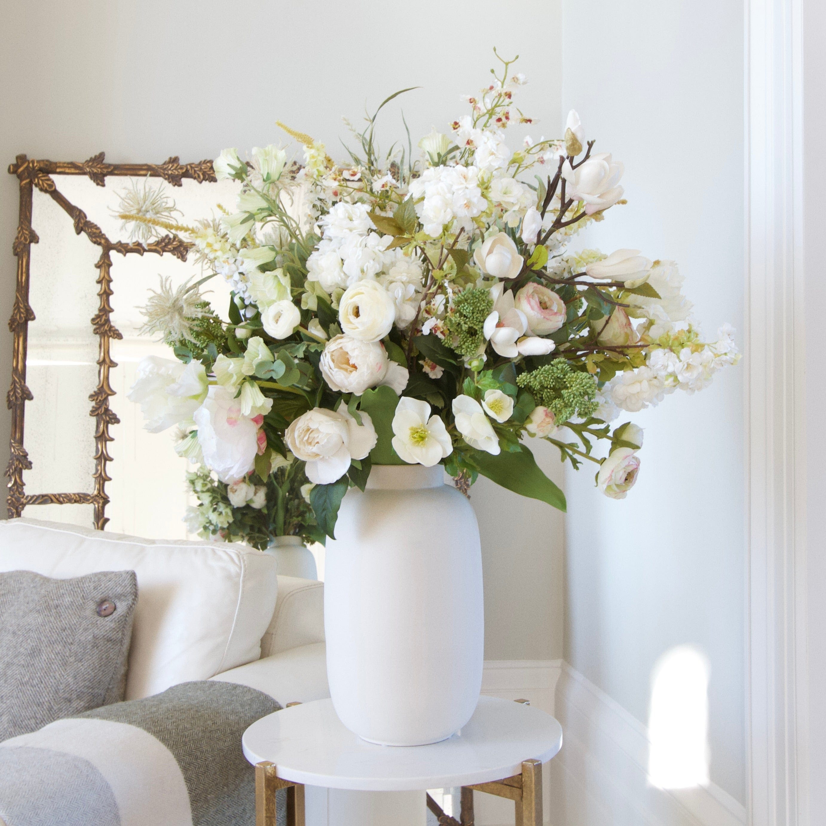 Realistic Spring Splendour Artificial Flower Arrangement by The Faux Flower Company