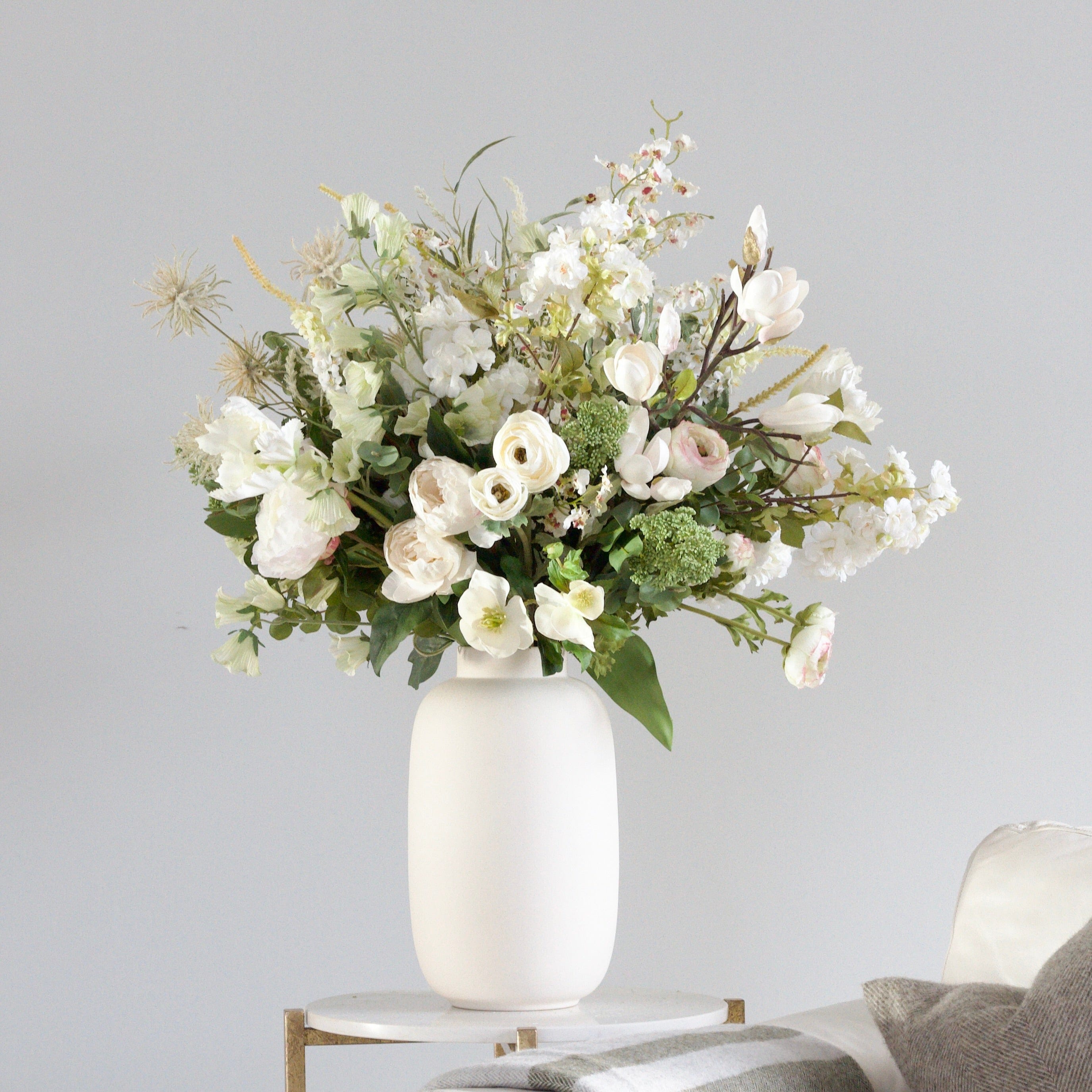 Realistic Spring Splendour Artificial Flower Arrangement by The Faux Flower Company