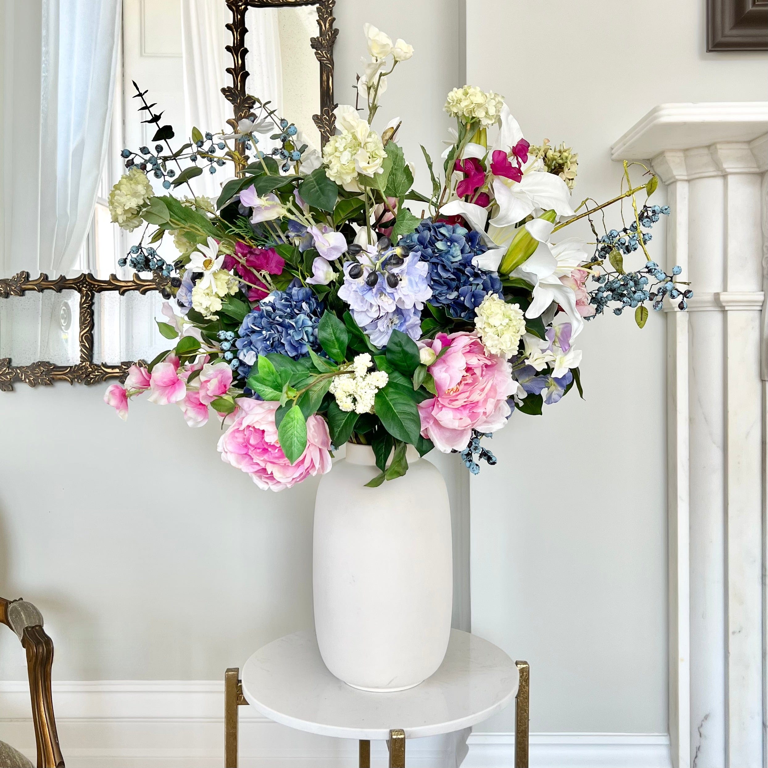 Realistic Summer Splendour Artificial Flower Arrangement by The Faux Flower Company