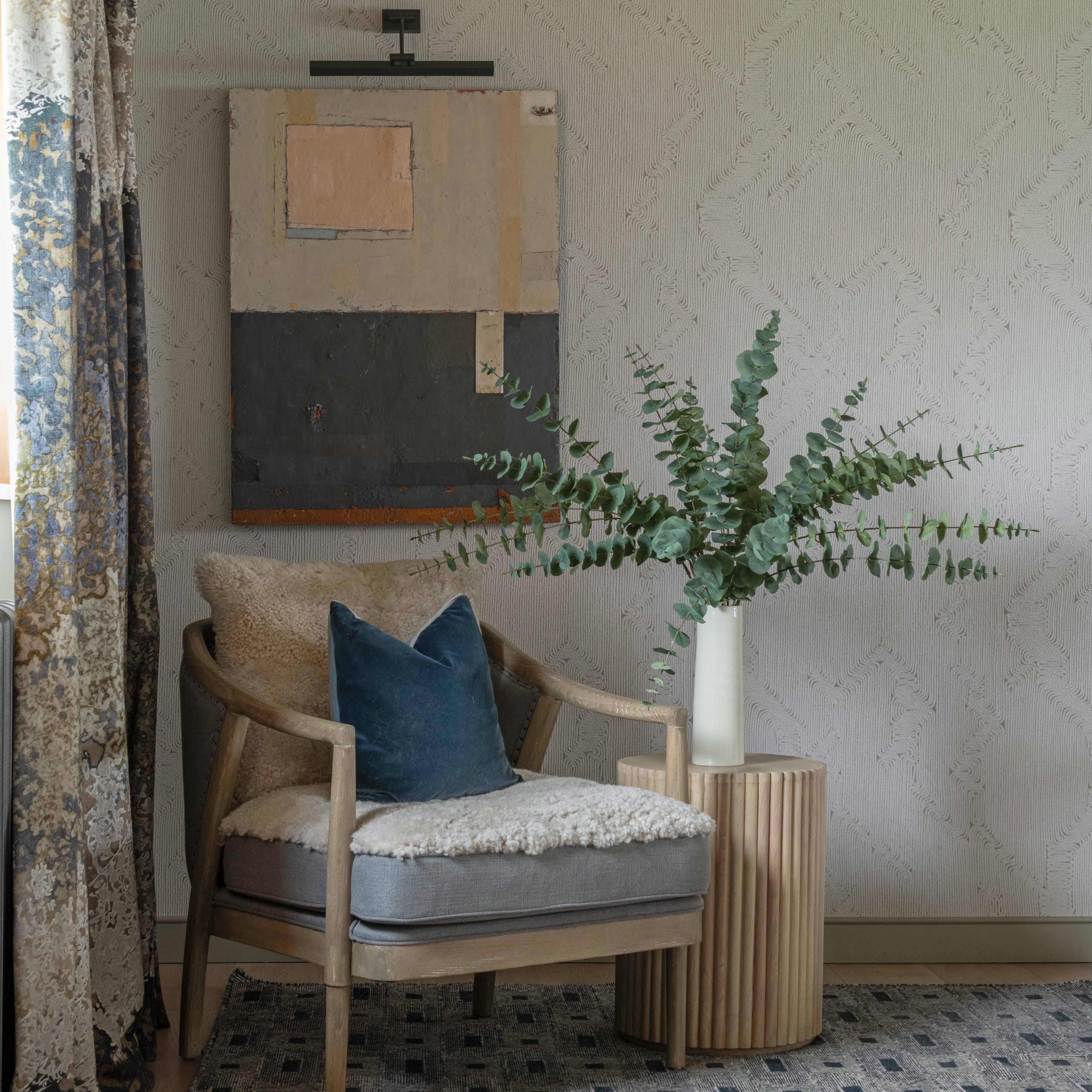 Realistic Artificial Green Tall Eucalyptus ABZ1129GR by The Faux Flower Company