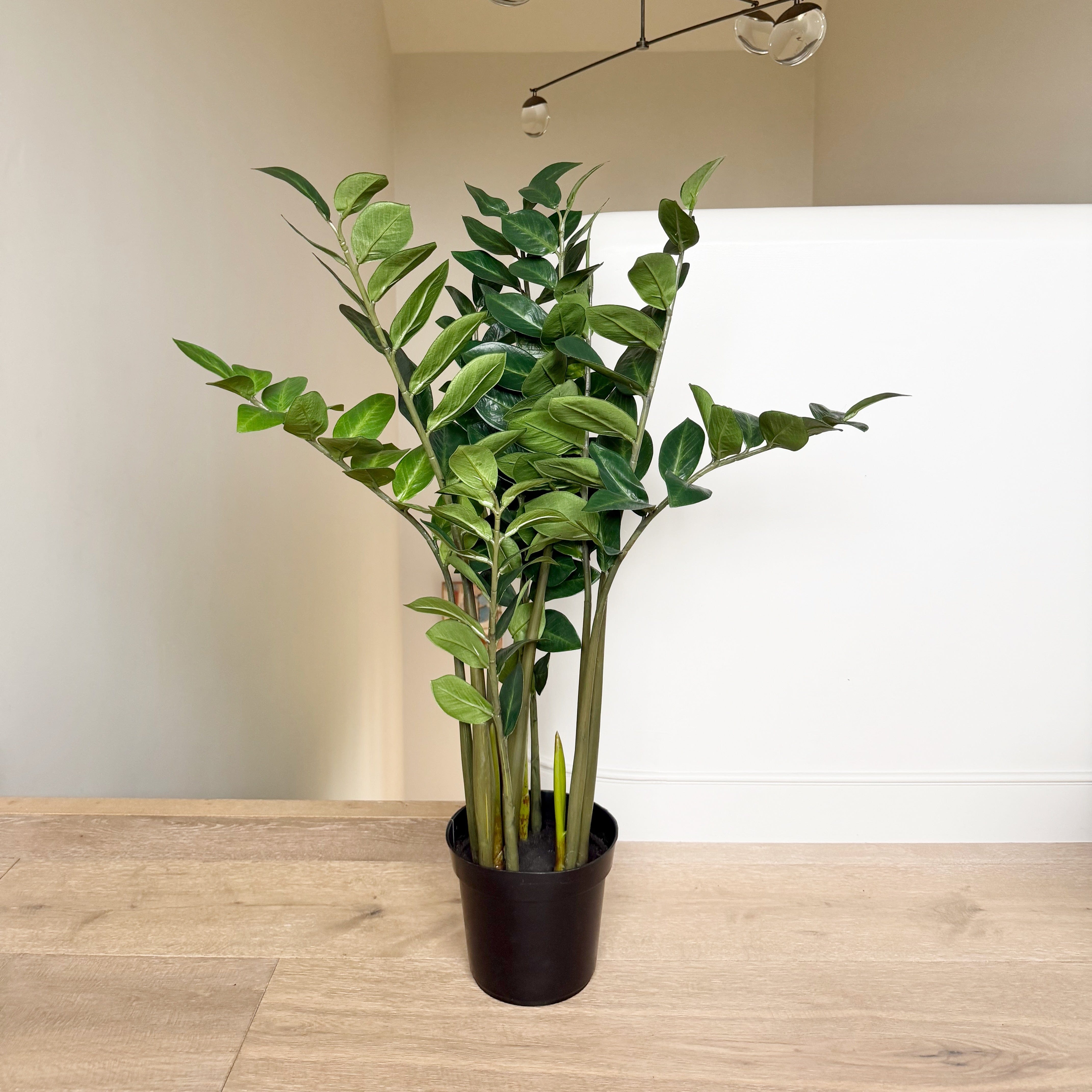 Realistic Artificial Large Zamioculcas Plant In Pot AHCH-2238 by The Faux Flower Company