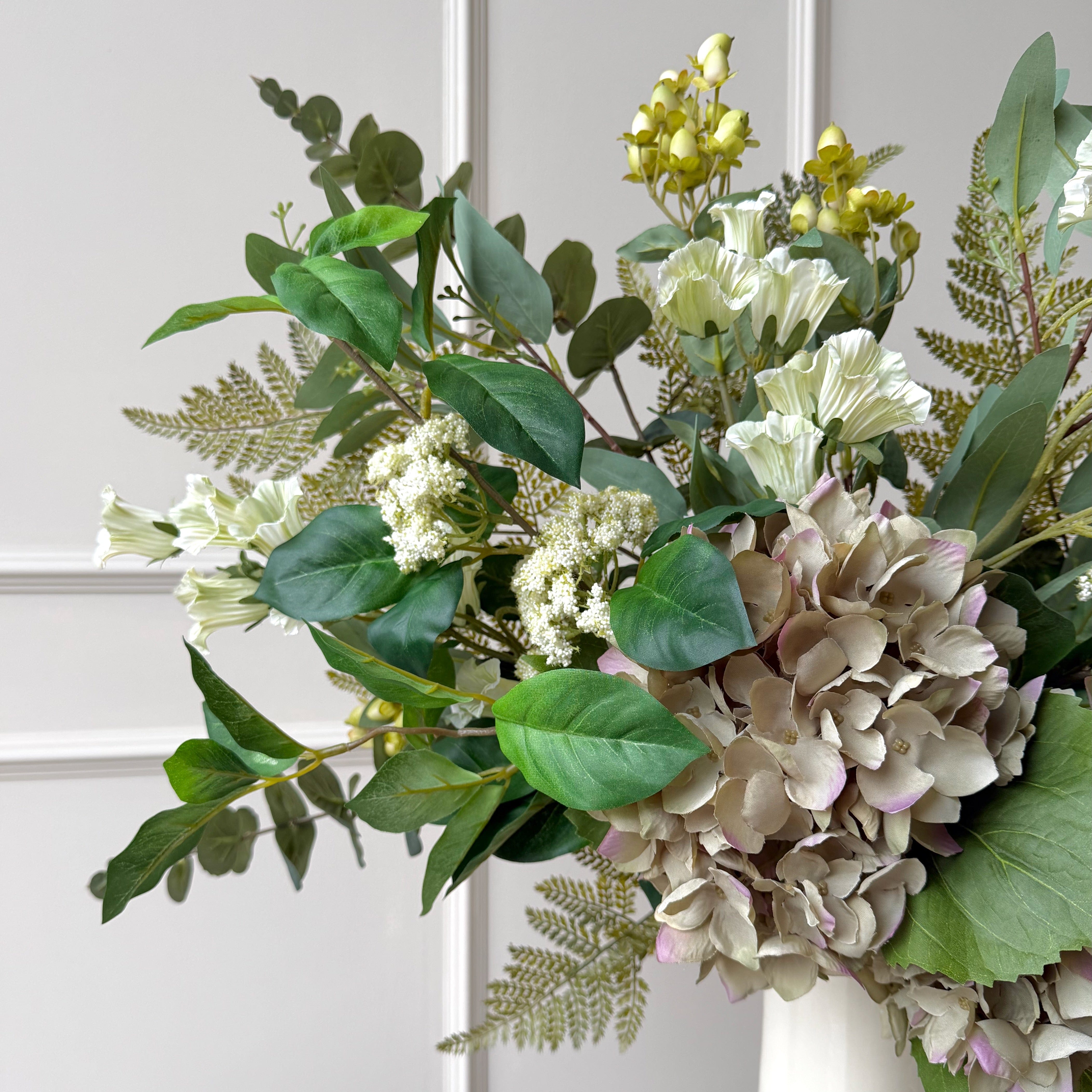 Realistic Feeling Ferny Artificial Flower Arrangement by The Faux Flower Company