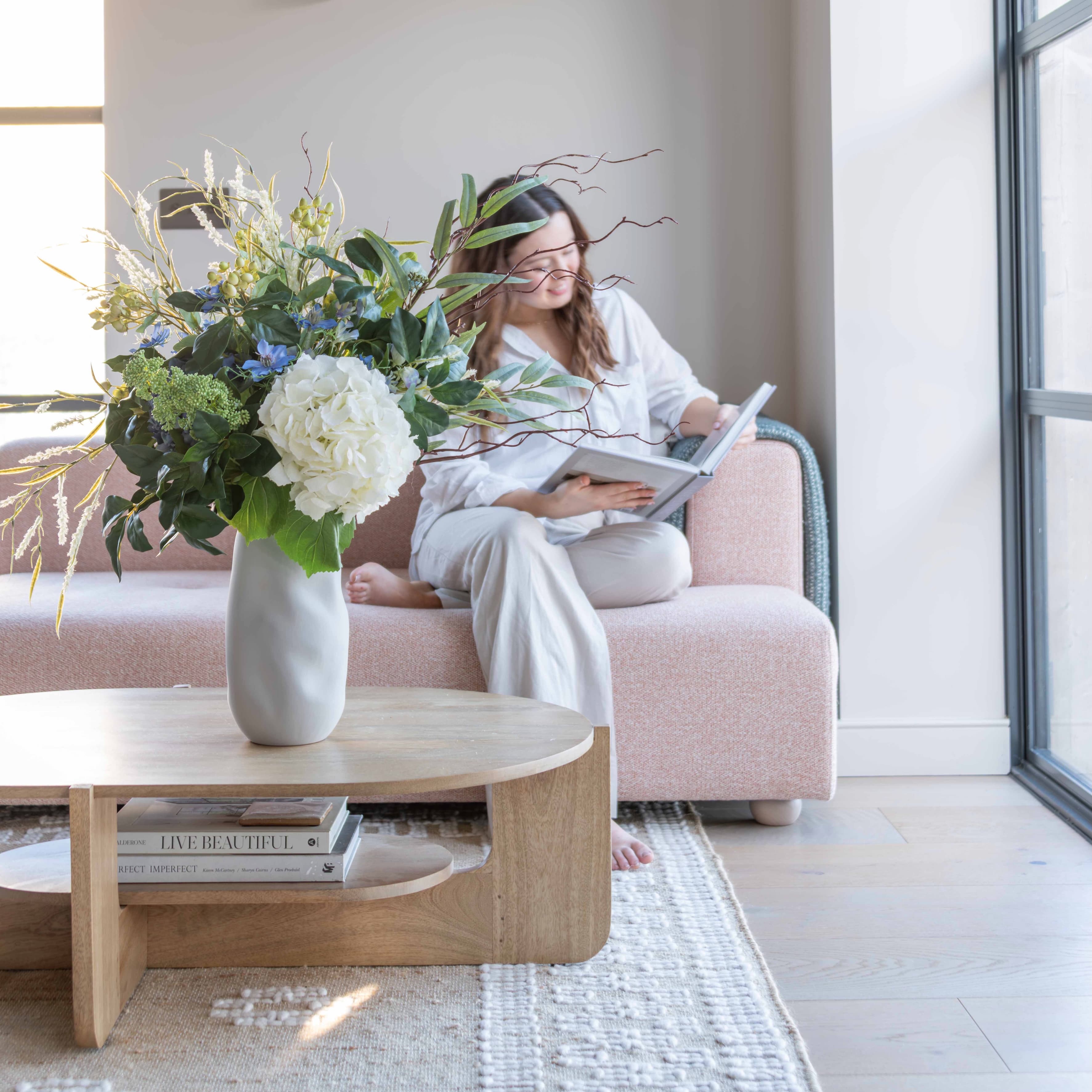 Realistic Rive Gauche Artificial Flower Arrangement by The Faux Flower Company