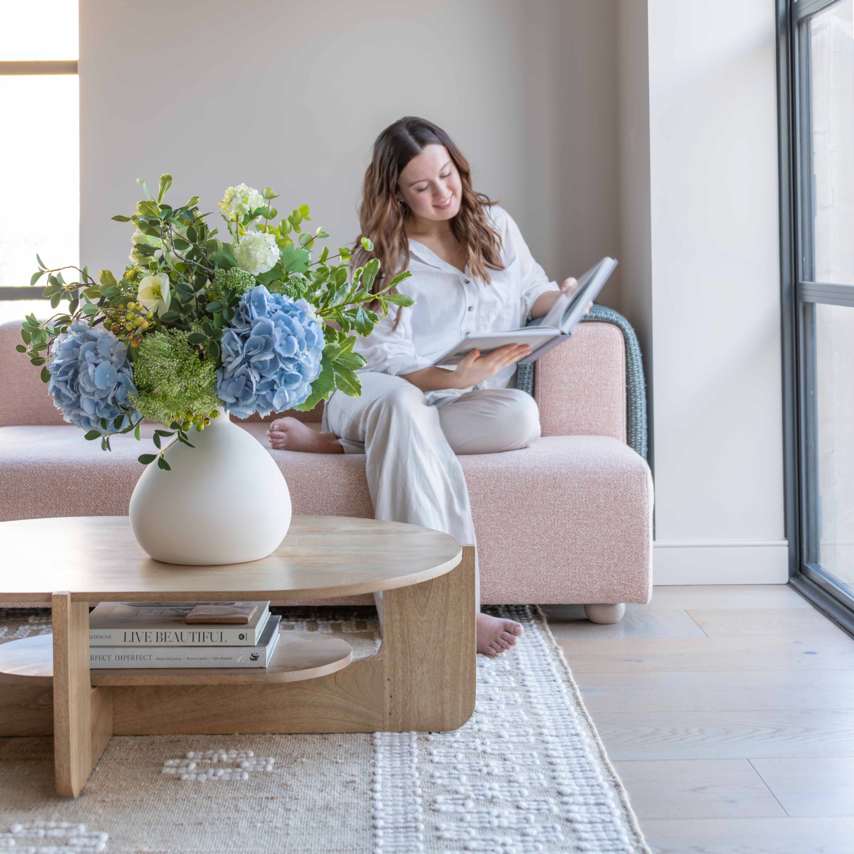 Realistic Spring Aura Artificial Flower Arrangement by The Faux Flower Company