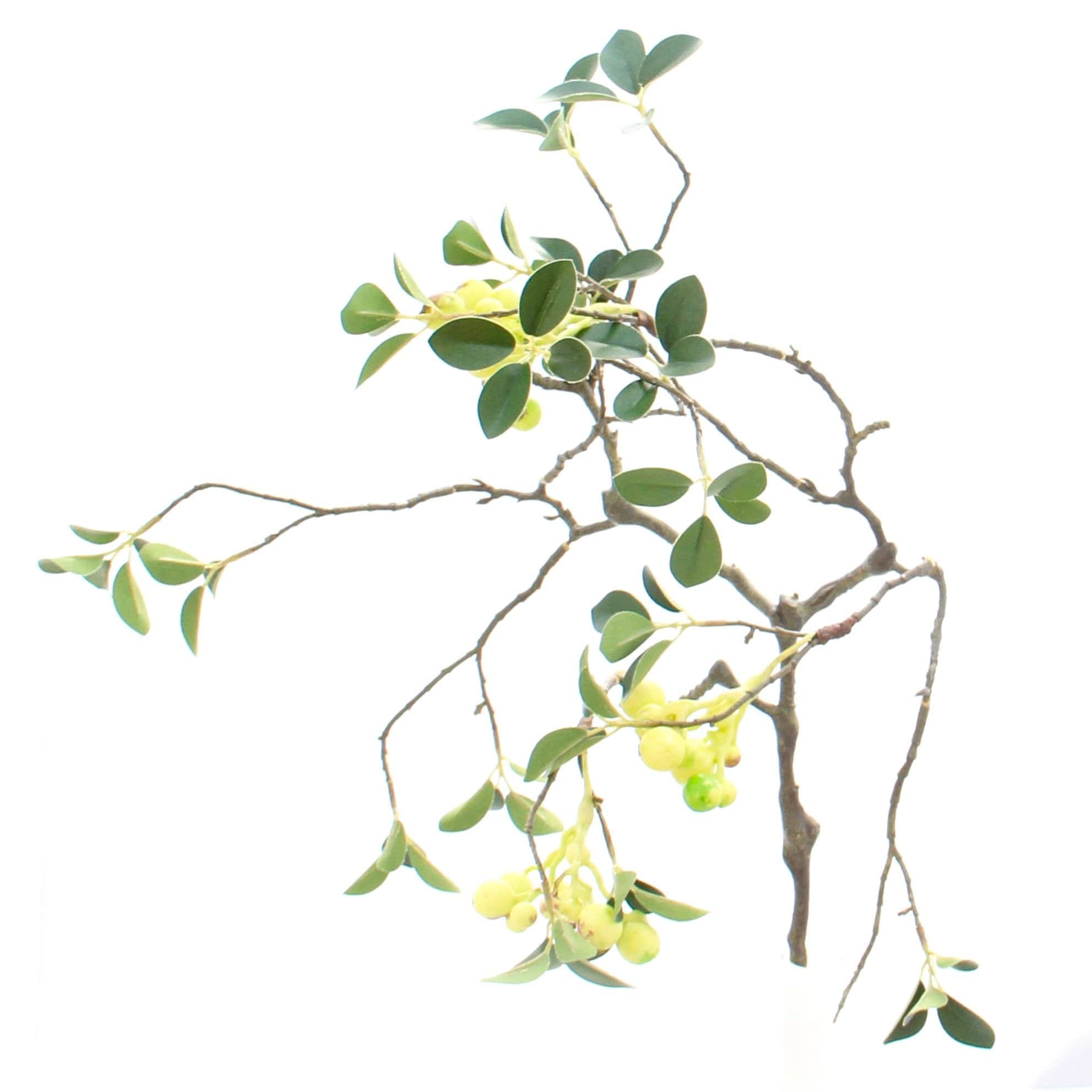 Realistic Artificial Green Berry Spray ABZ5081GR by The Faux Flower Company