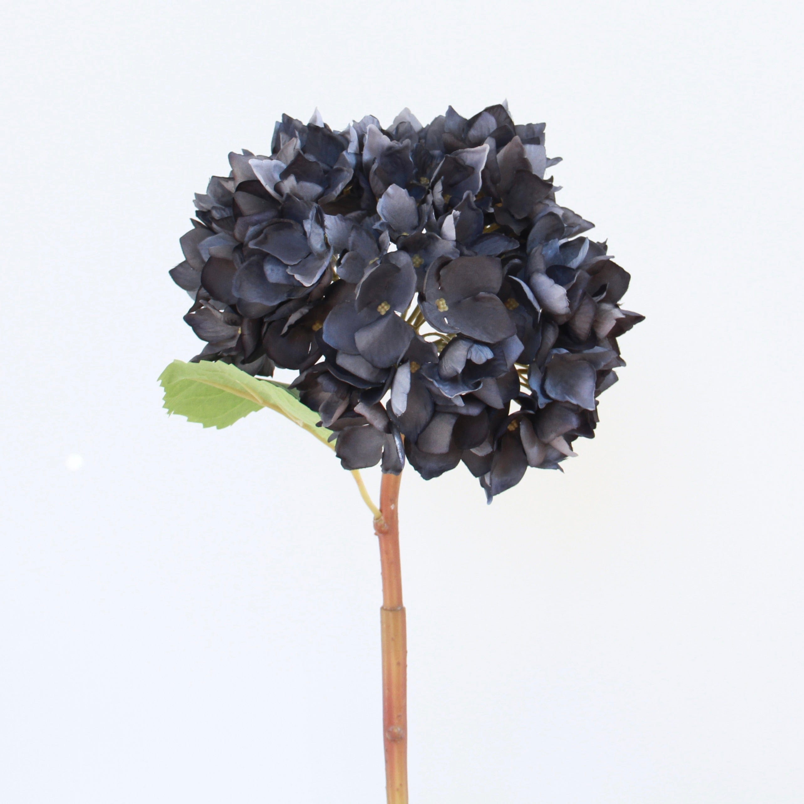 Realistic Artificial Navy Blue Hydrangea ABX5005DBL by The Faux Flower Company