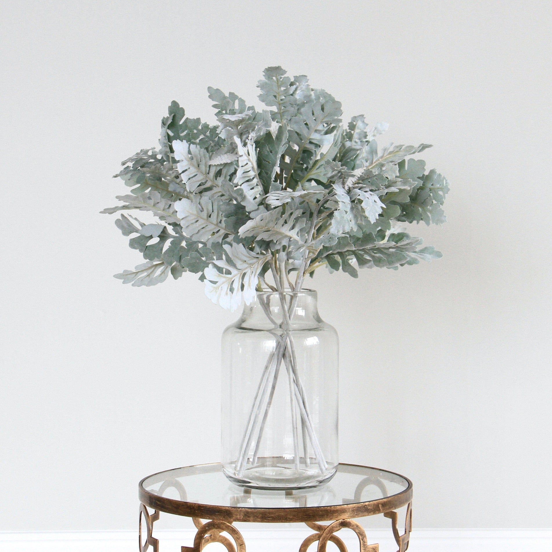 Realistic Artificial Silver Senecio Leaf ABX5083GR by The Faux Flower Company