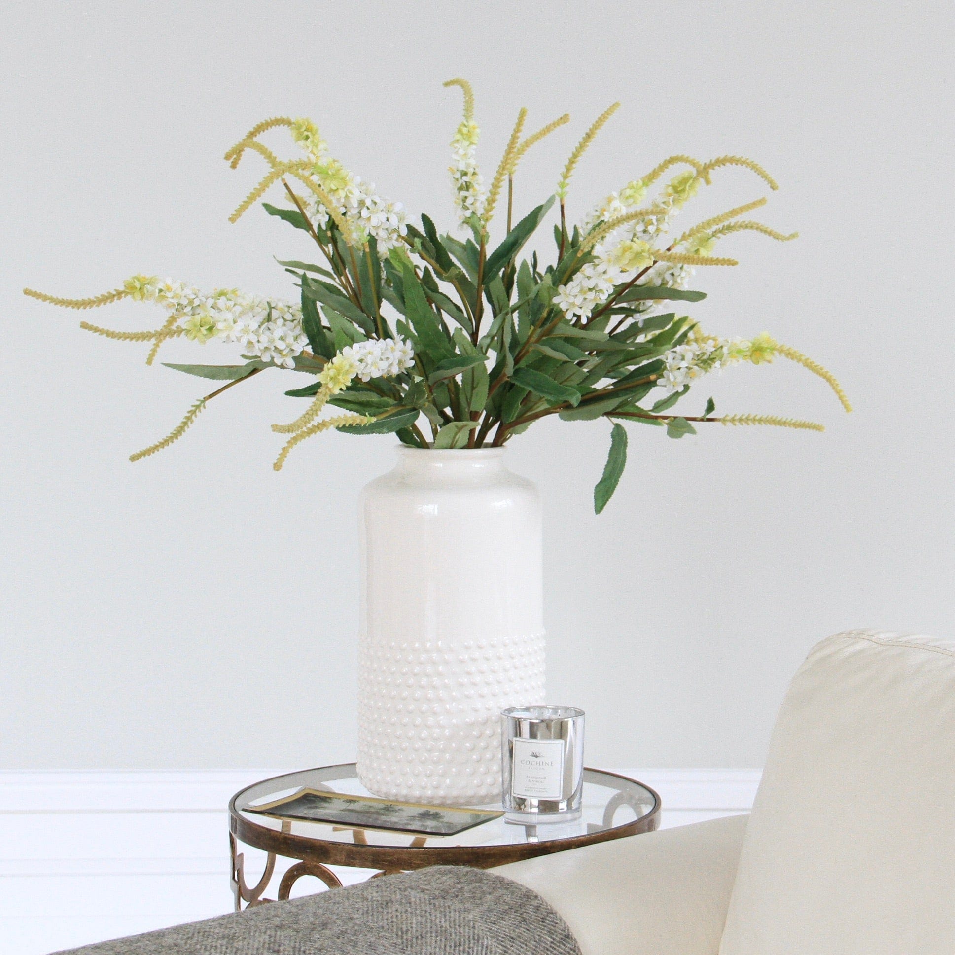 Realistic Artificial White Sage Plant ABX3544WH by The Faux Flower Company