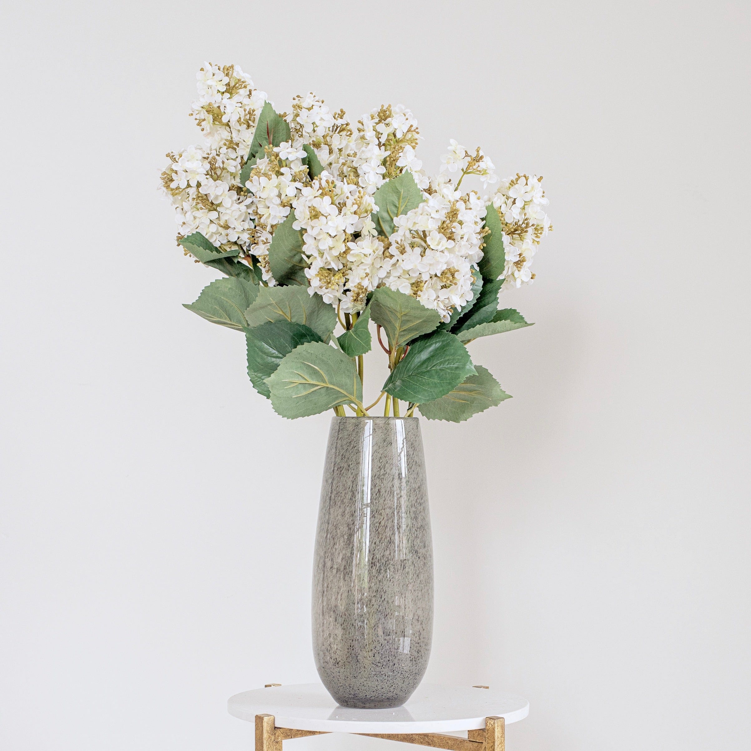Realistic Grey Elegant Vase - Large ABV2351 by The Faux Flower Company