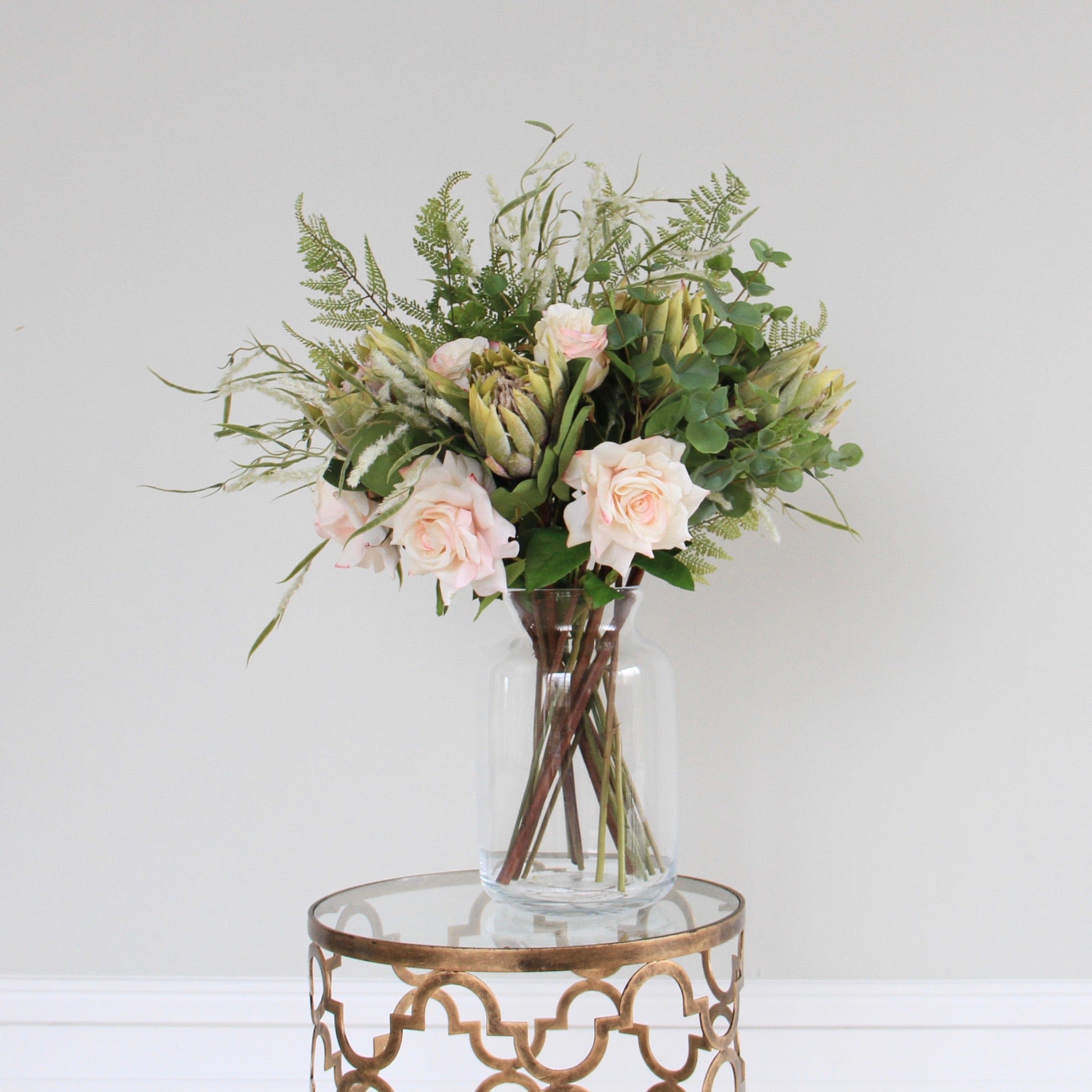 Realistic Savannah Spring Artificial Flower Arrangement by The Faux Flower Company